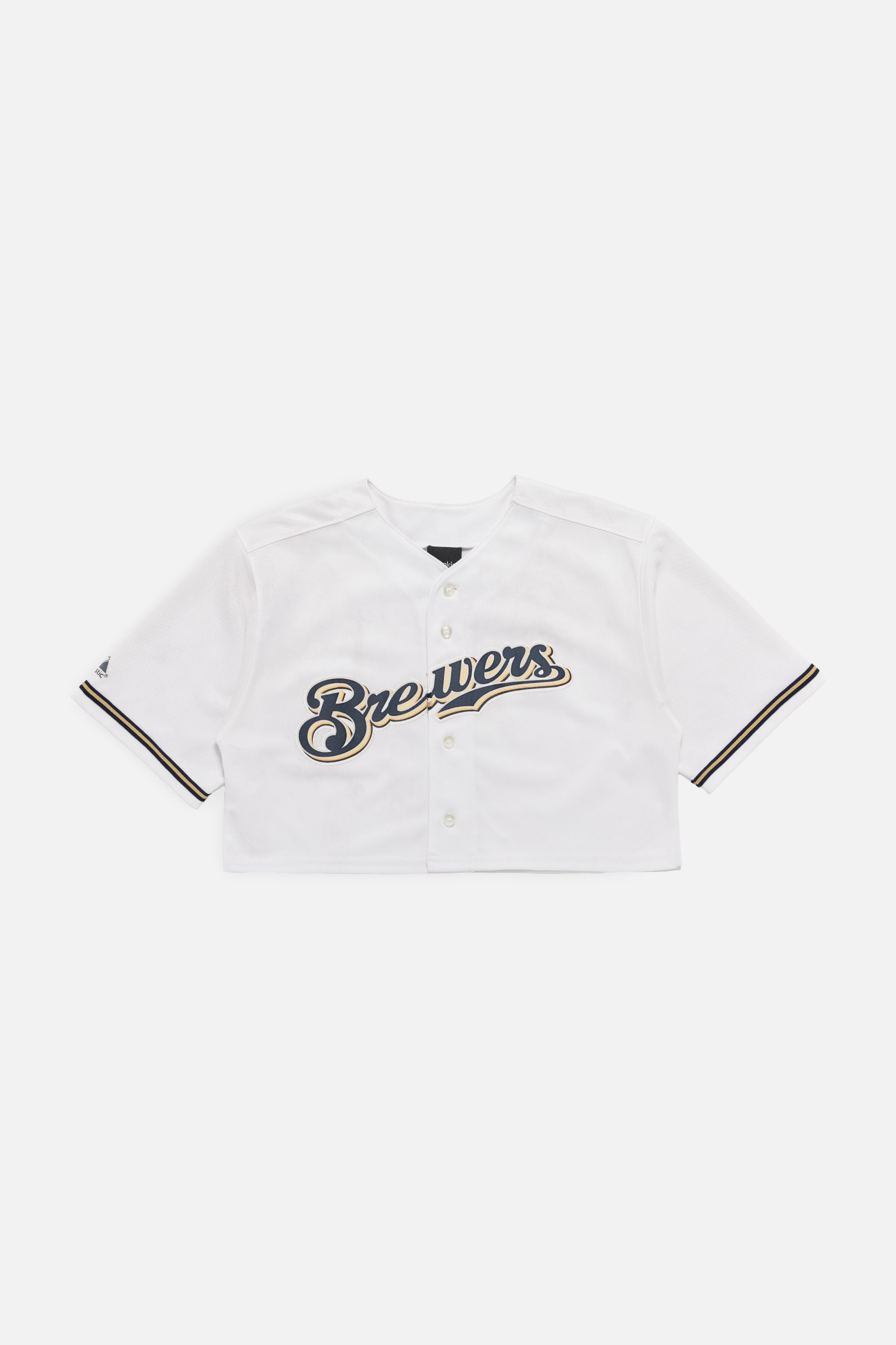 Rework Milwaukee Brewers Crop Jersey
