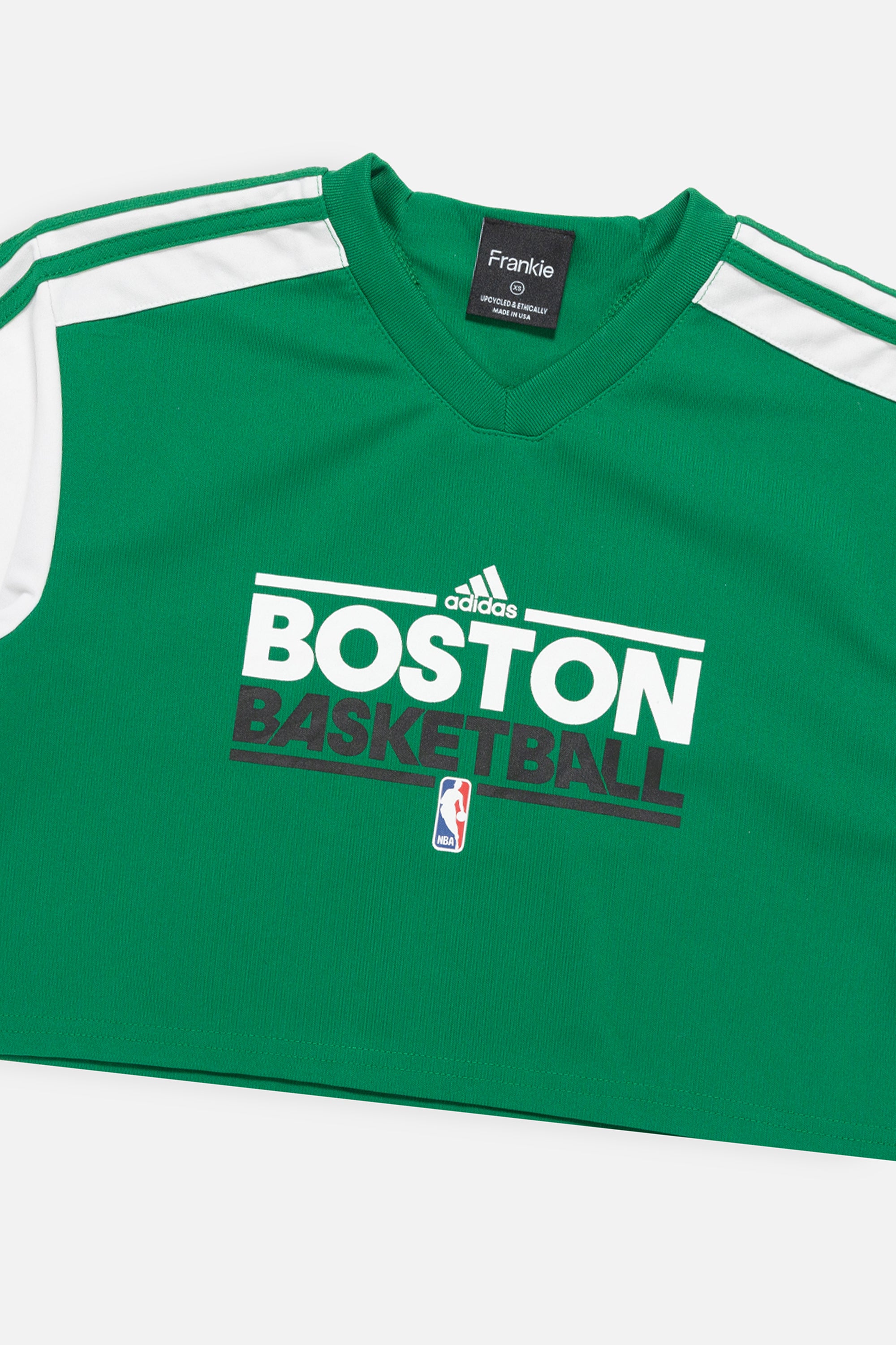 Rework Boston Celtics Crop Jersey