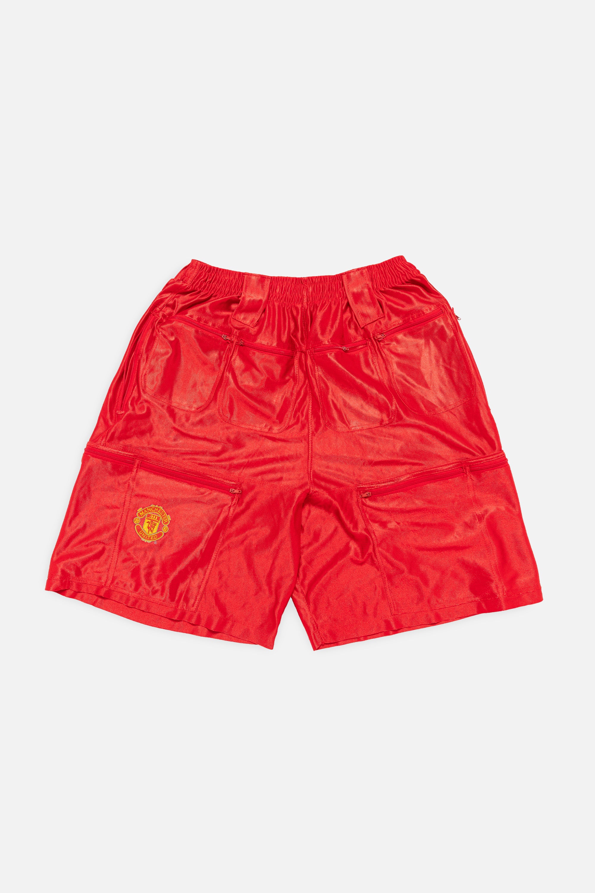 Vintage Manchester United Cargo Shorts-Frankie Collective-Rework-Vintage-Streetwear