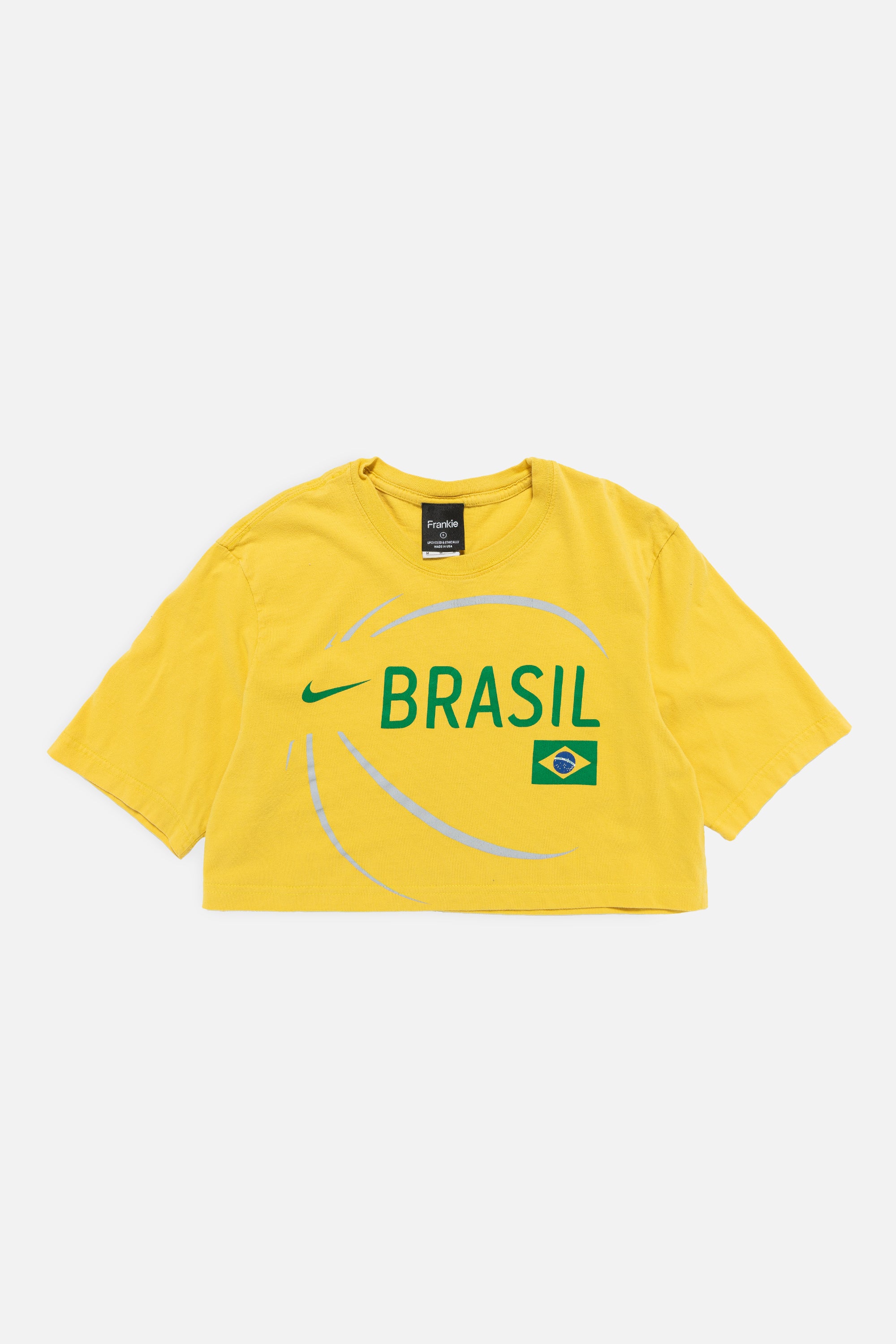 Rework Brazil Team Crop Tee-Nike-Frankie Collective-Rework-Vintage-Streetwear