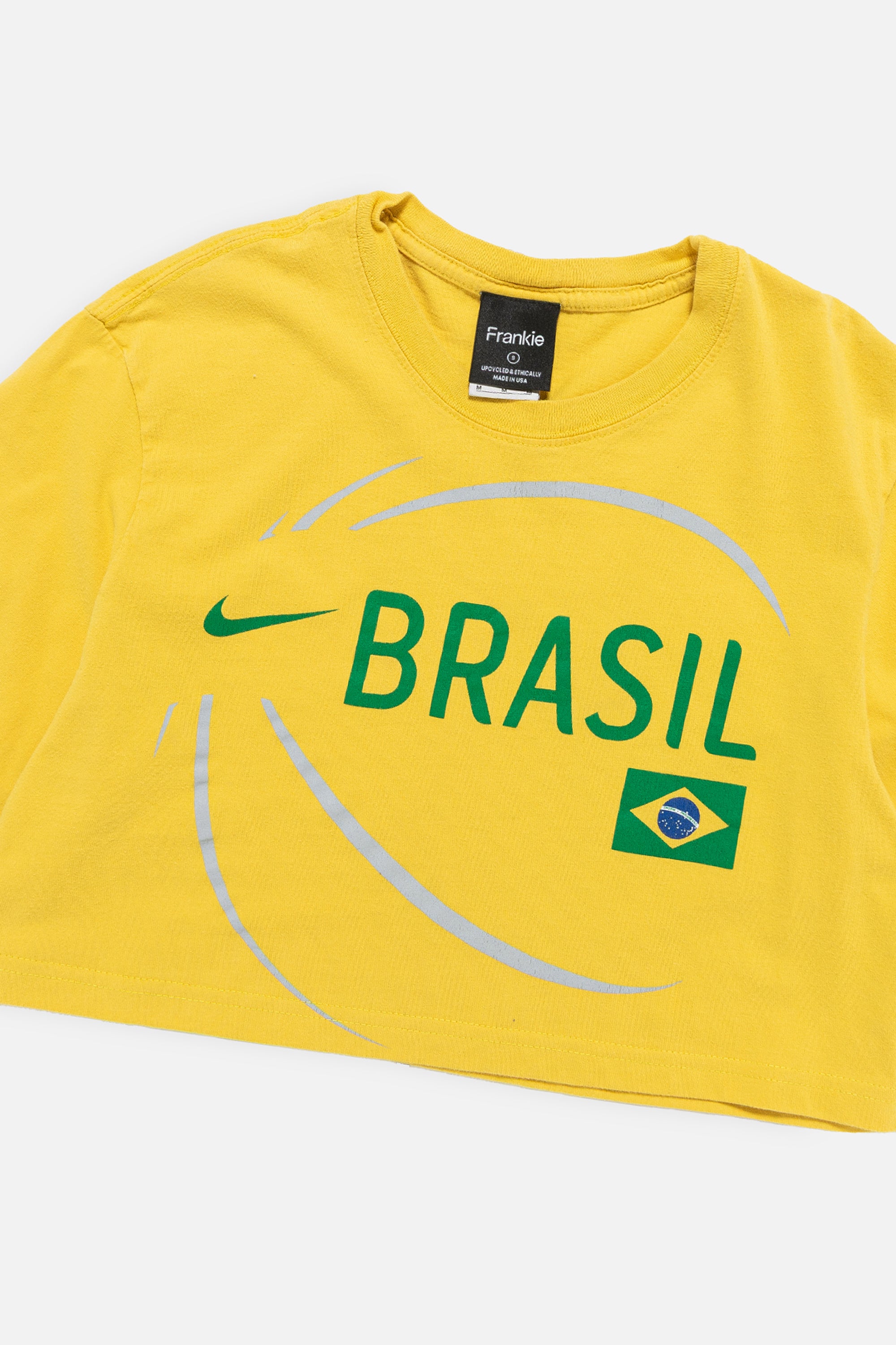Rework Brazil Team Crop Tee-Nike-Frankie Collective-Rework-Vintage-Streetwear