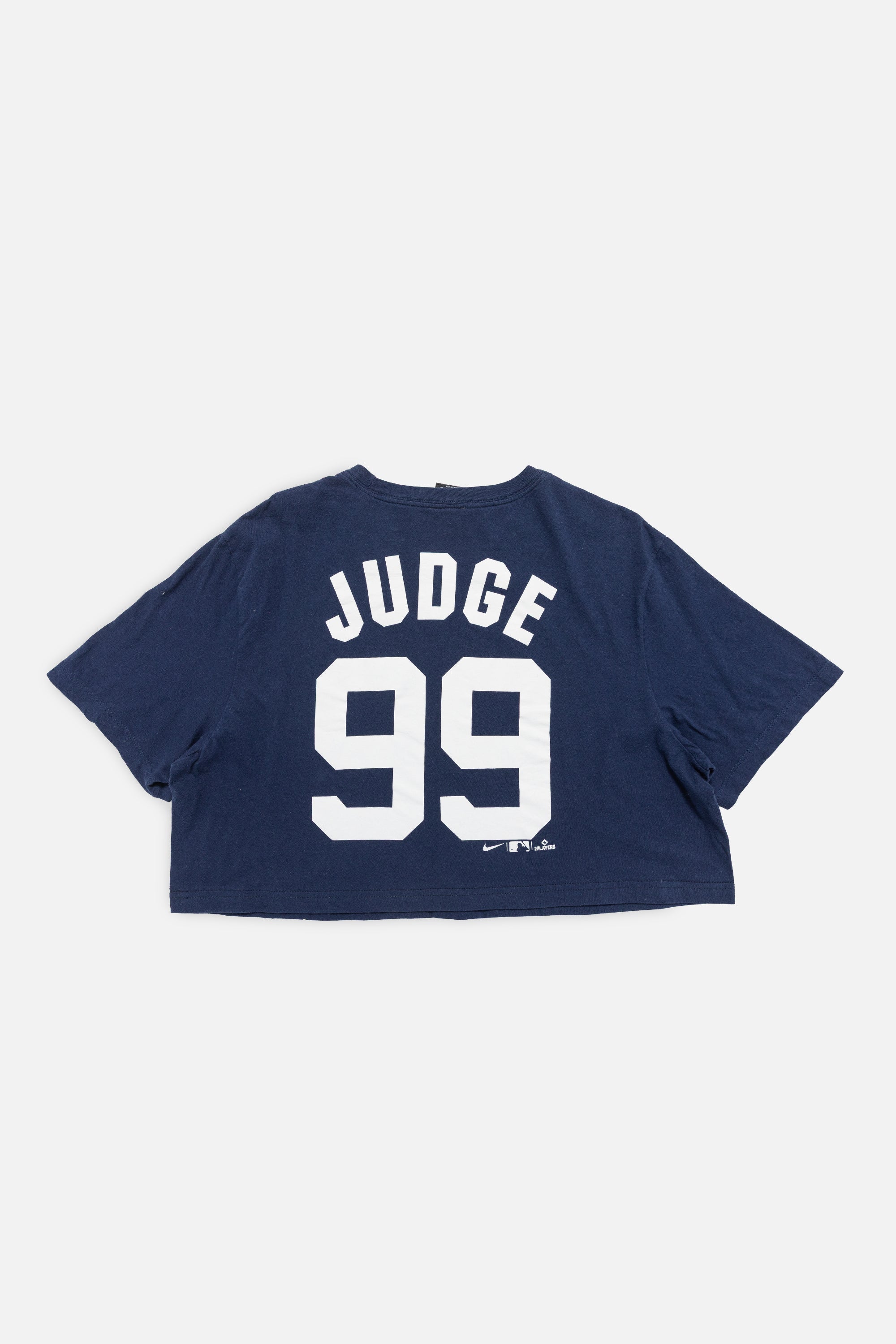 Rework New York Yankees Crop Tee-MLB-Frankie Collective-Rework-Vintage-Streetwear