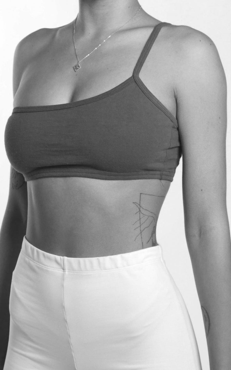 Rework Nike One Shoulder Bra Top - L