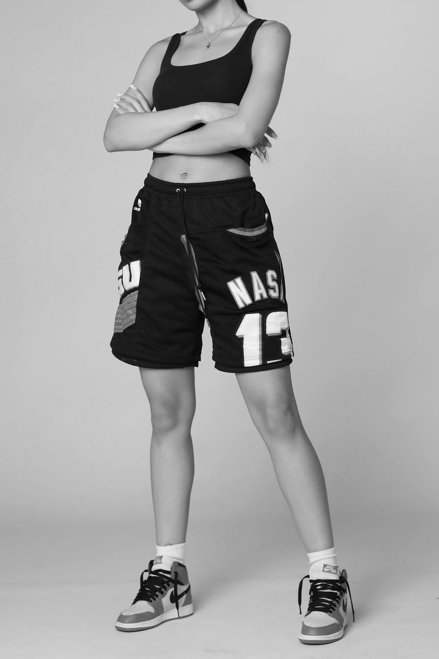 Unisex Rework Pacers NBA Jersey Shorts - Women-S, Men-XS