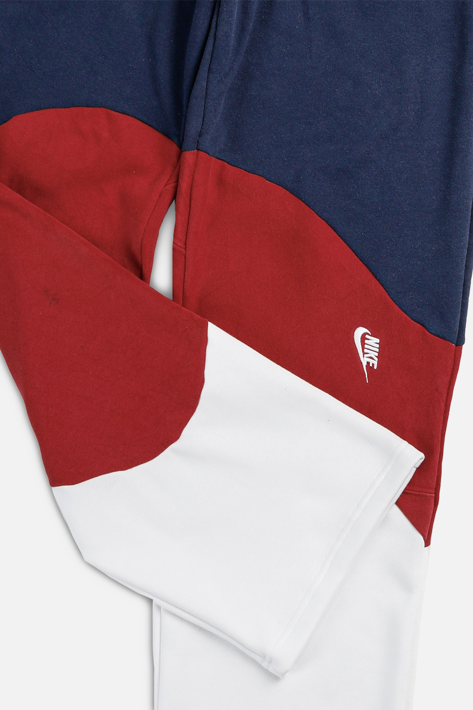 Rework Nike Wave Sweatpants - L-BOTTOMS-Nike-L-Frankie Collective Rare Vintage Streetwear Reworks