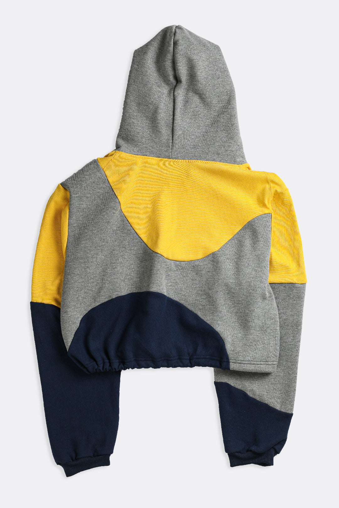 Rework Wave Crop Sweatshirt - M-SWEATERS-vendor-unknown-Frankie Collective Rare Vintage Streetwear Reworks