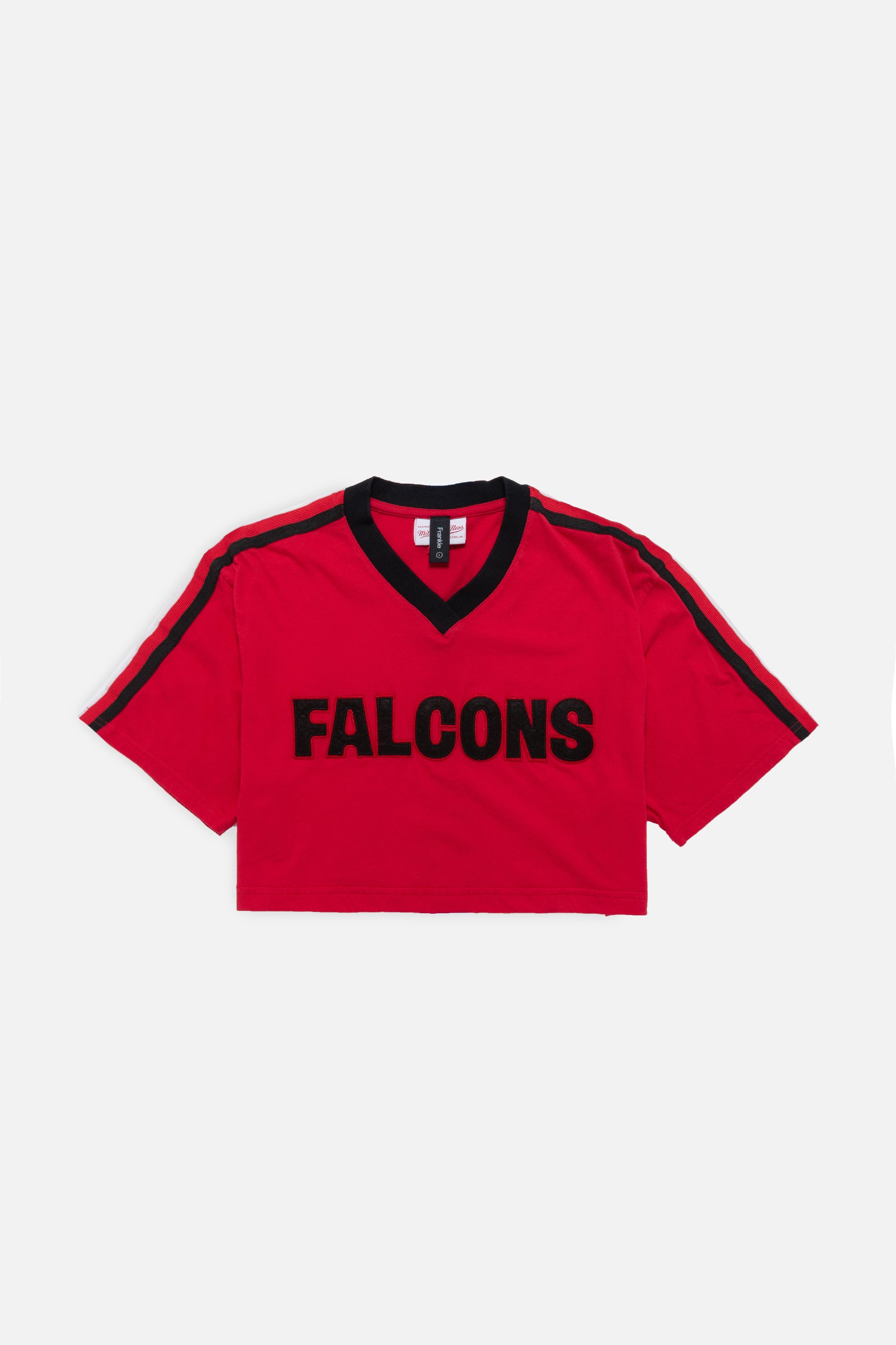 Rework Atlanta Falcons Crop Tee - L-T-SHIRTS-NFL-Frankie Collective