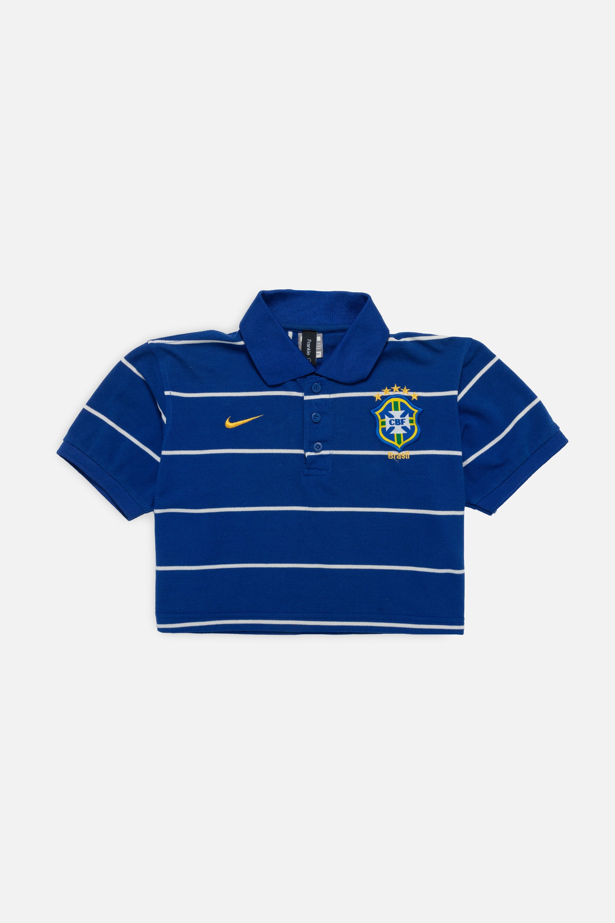 Rework Brazil Team Crop Tee - L-JERSEYS-Nike-Frankie Collective
