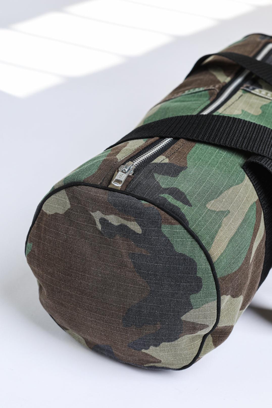 Rework Camo Medium Duffle Bag-BAGS-Nike-Frankie Collective Rare Vintage Streetwear Reworks