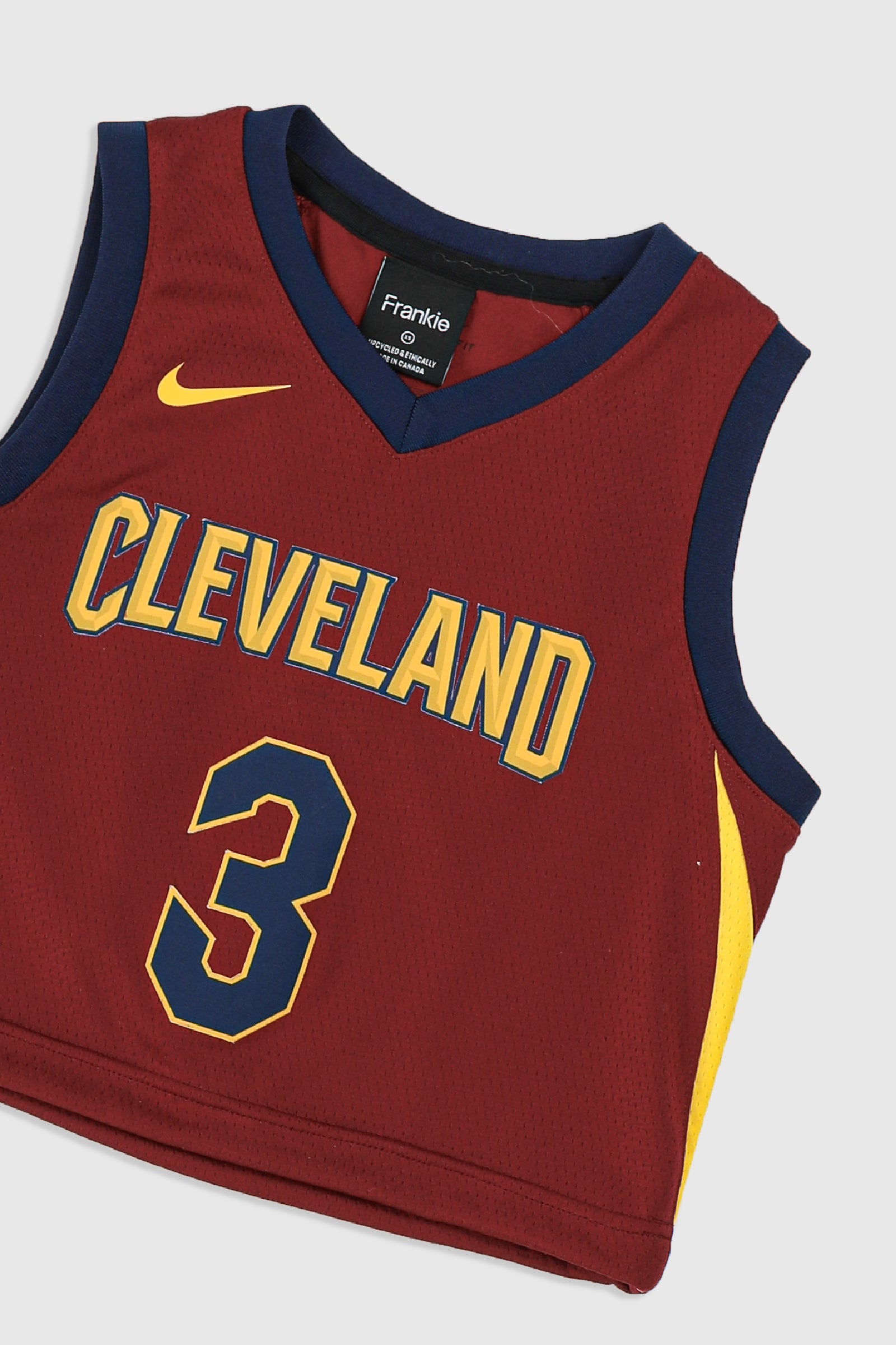 Rework Cavaliers Crop Jersey - XS-JERSEYS-NBA-Frankie Collective Rare Vintage Streetwear Reworks