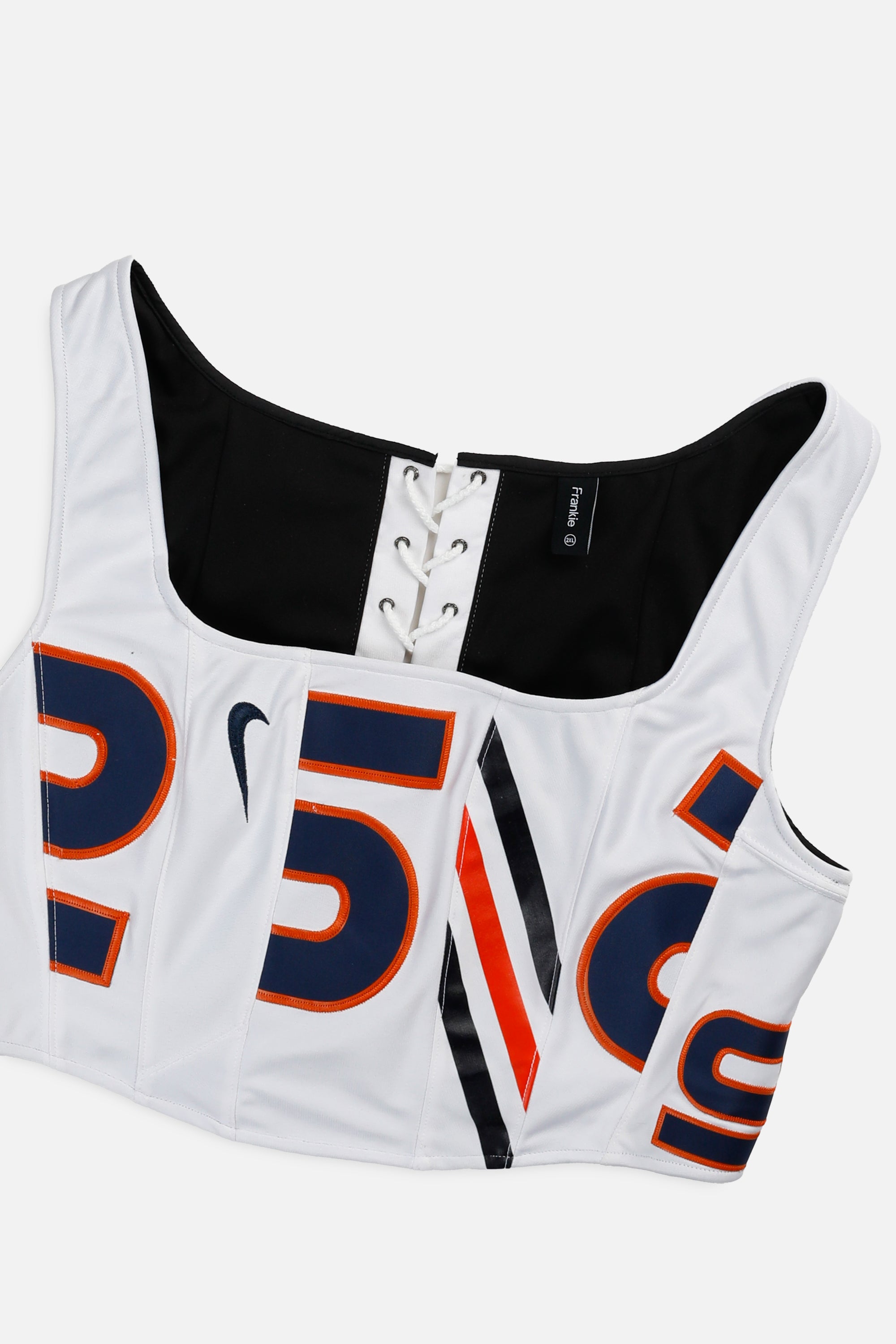 Rework Chicago Bears NFL Corset - XXL-TOPS-NFL-XXL-Frankie Collective Rare Vintage Streetwear Reworks
