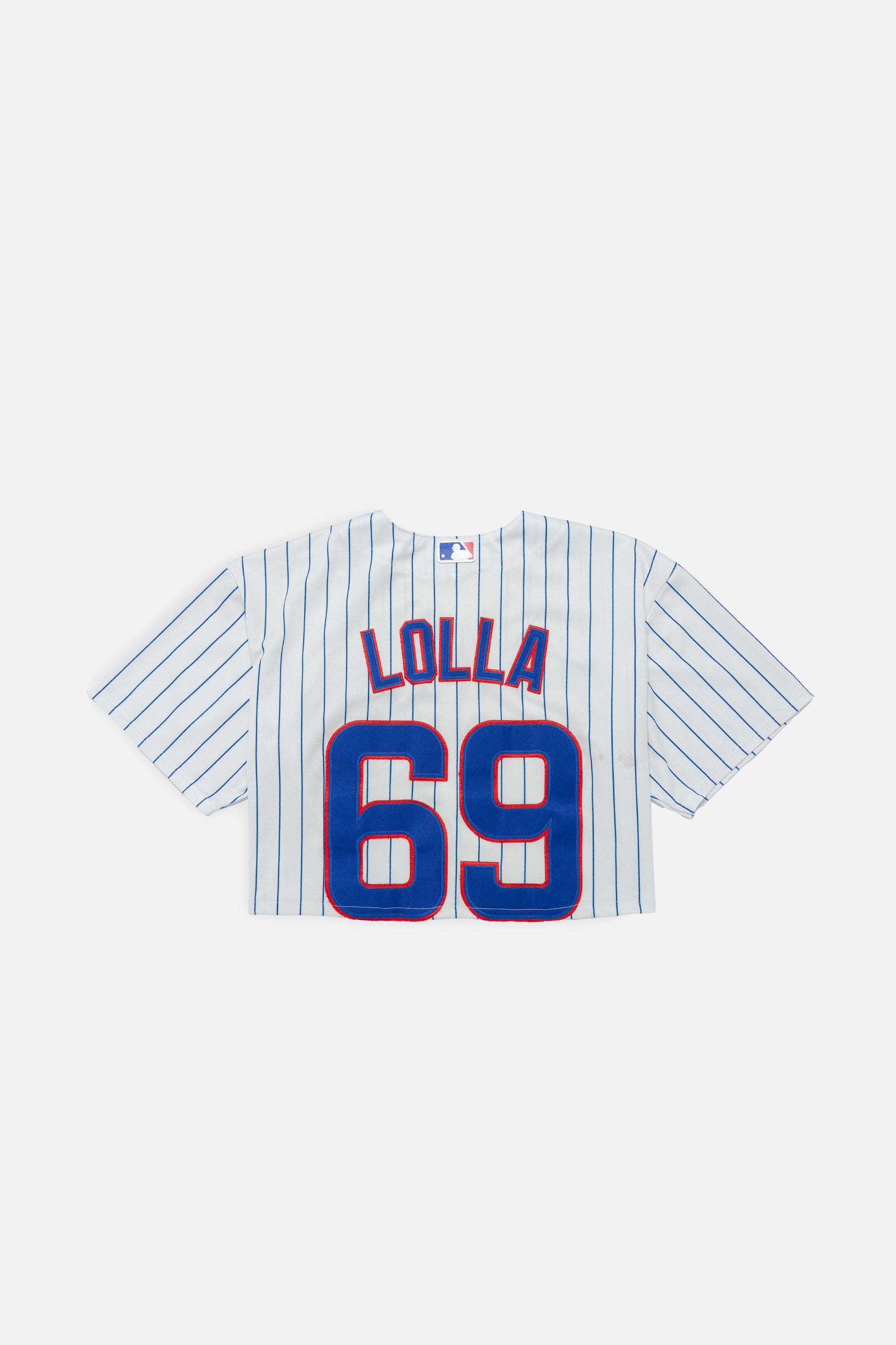 Rework Chicago Cubs Crop Jersey - L-JERSEYS-MLB-Frankie Collective