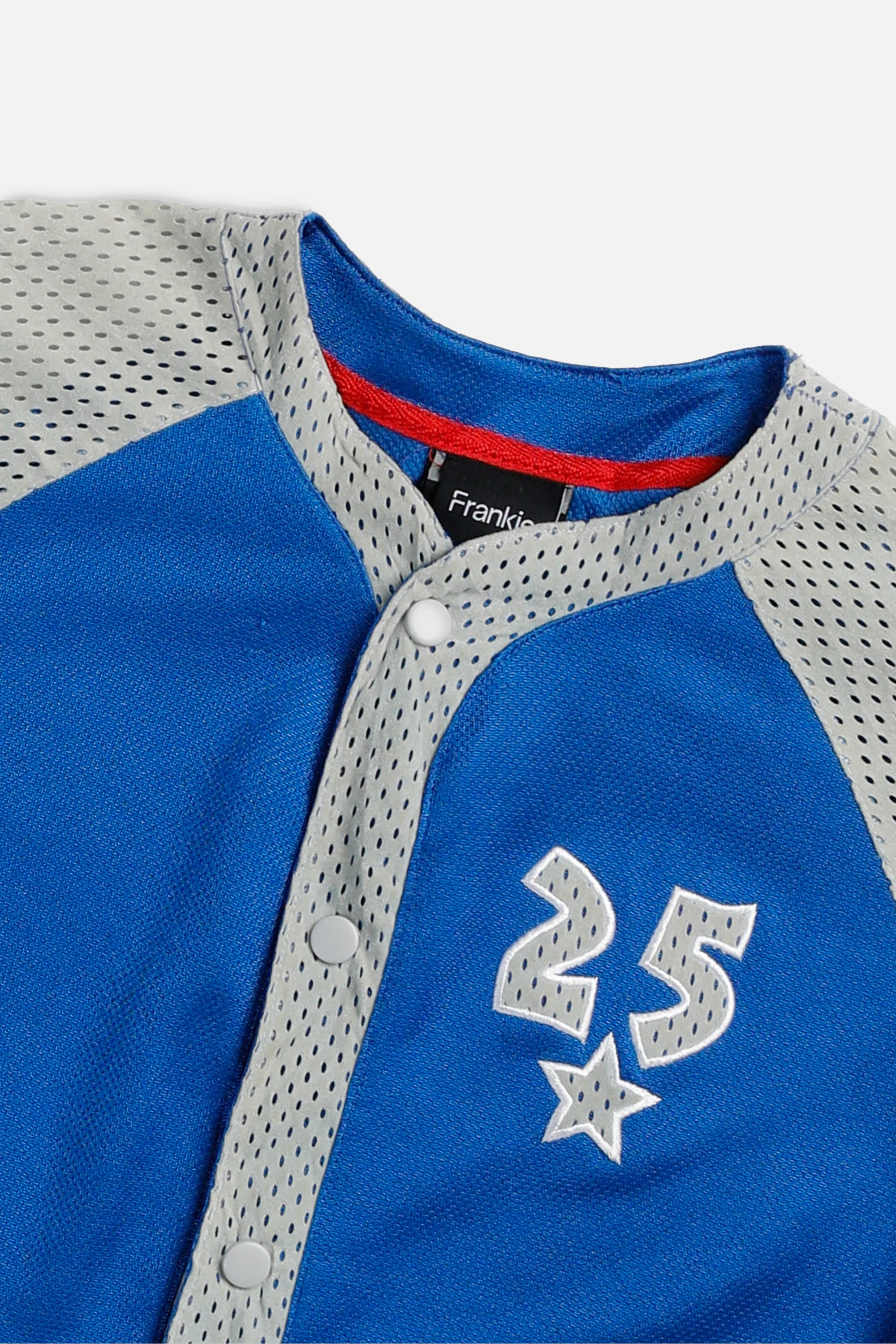 Rework Crop Baseball Jersey-TOPS-MLB-M-Frankie Collective Rare Vintage Streetwear Reworks