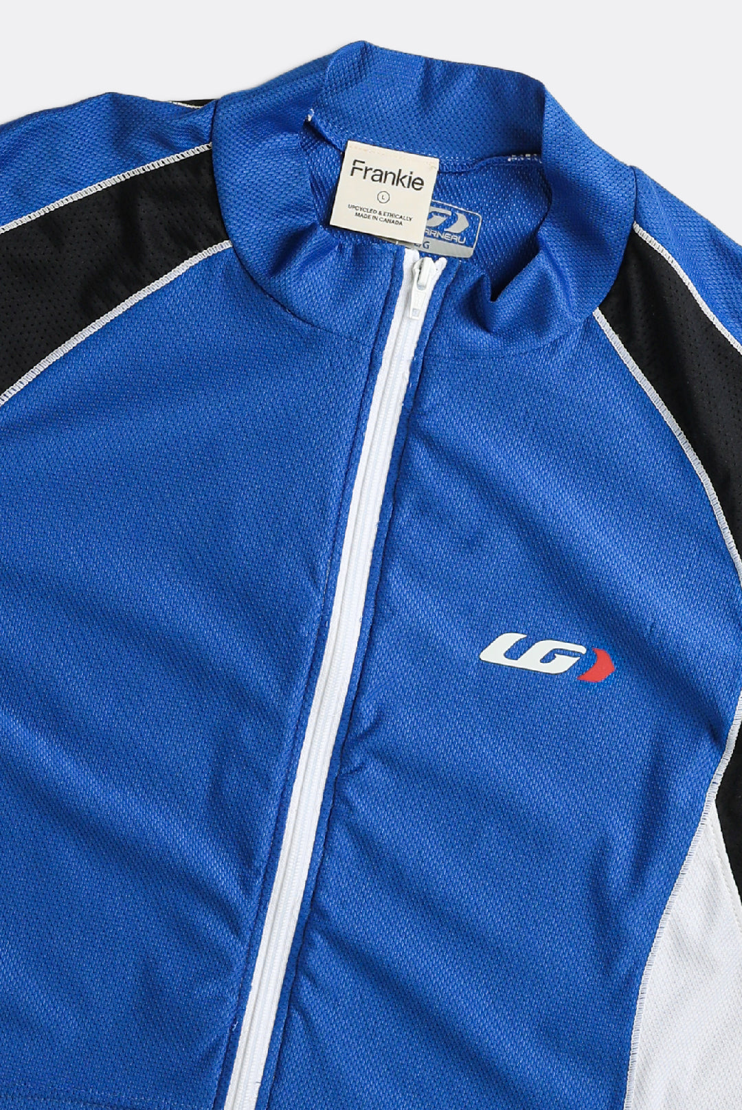 Rework Crop Cycling Jersey - L-JERSEYS-vendor-unknown-Frankie Collective Rare Vintage Streetwear Reworks