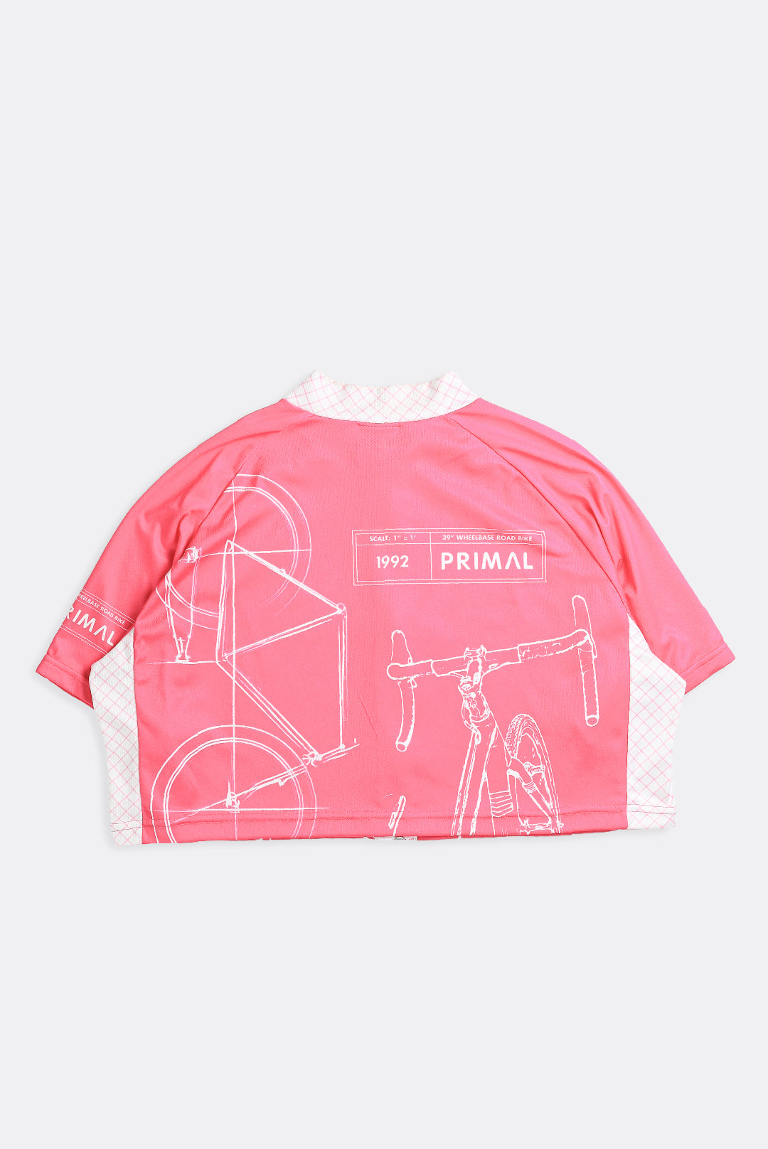 Rework Crop Cycling Jersey - XL-JERSEYS-vendor-unknown-Frankie Collective Rare Vintage Streetwear Reworks