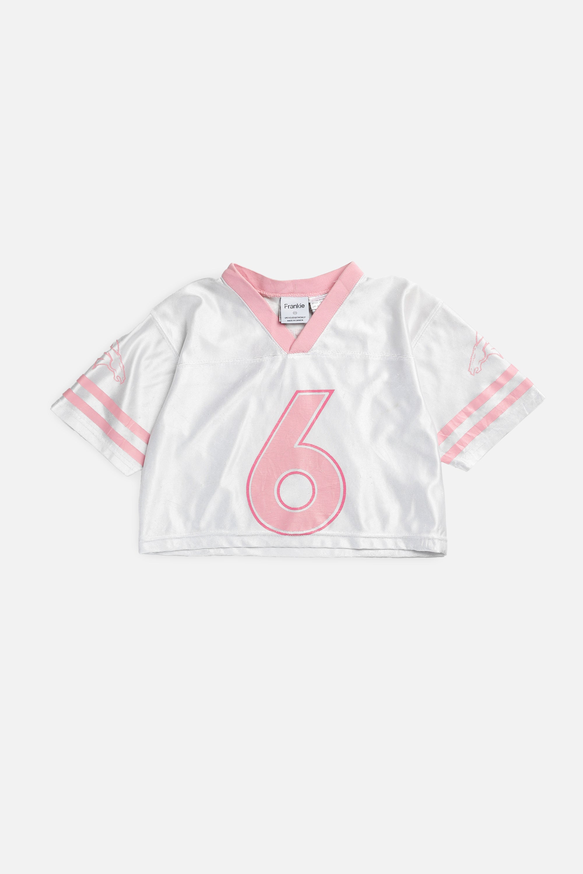 Rework Crop Denver Broncos NFL Jersey - XS-JERSEYS-NFL-XS-Frankie Collective Rare Vintage Streetwear Reworks