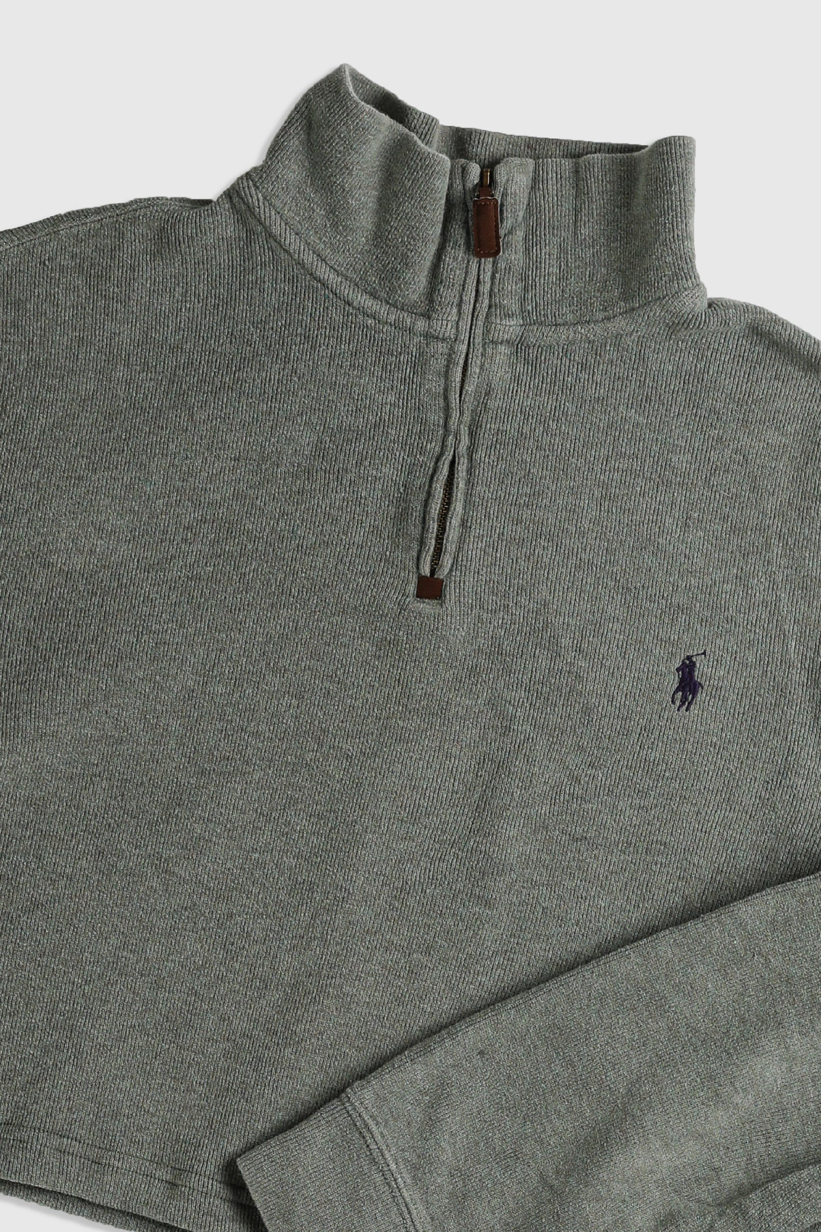 Rework Crop Knit Sweater - XL-SWEATERS-vendor-unknown-Frankie Collective Rare Vintage Streetwear Reworks