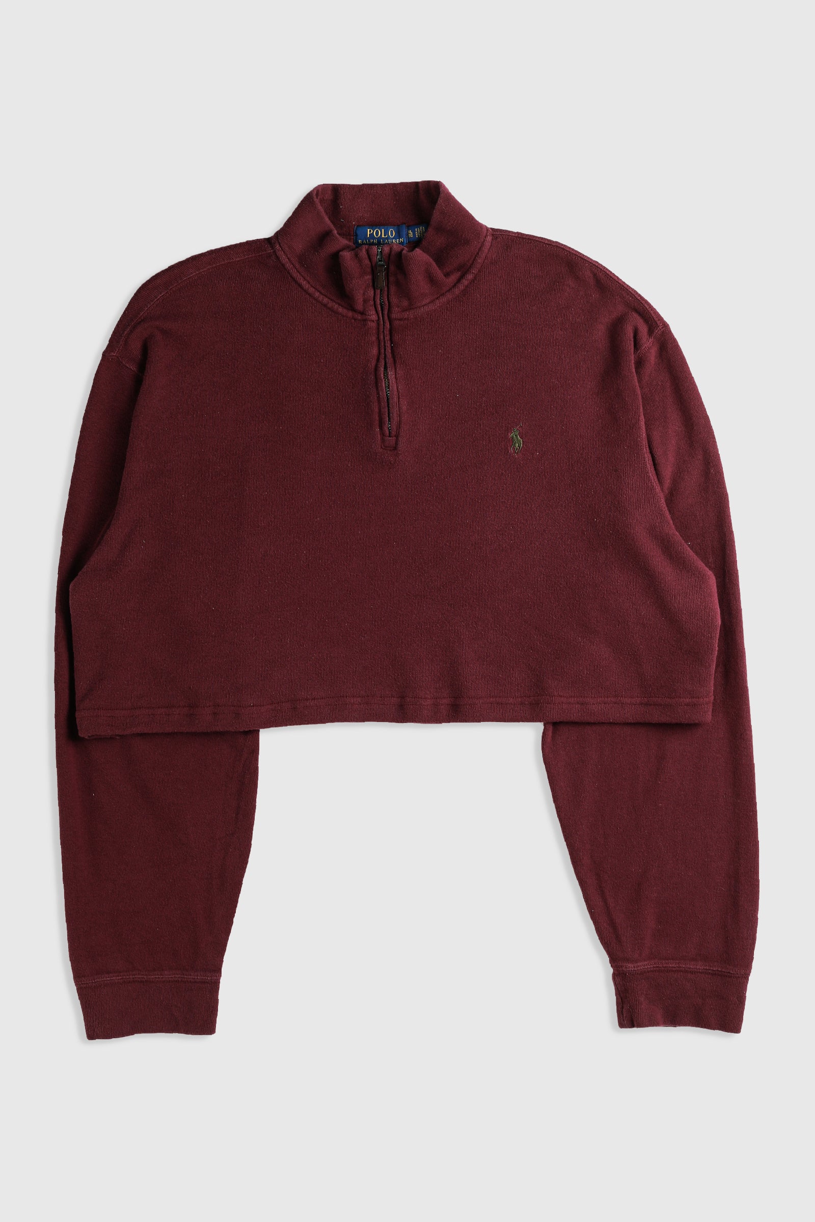 Rework Crop Knit Sweater - XL-SWEATERS-vendor-unknown-Frankie Collective Rare Vintage Streetwear Reworks