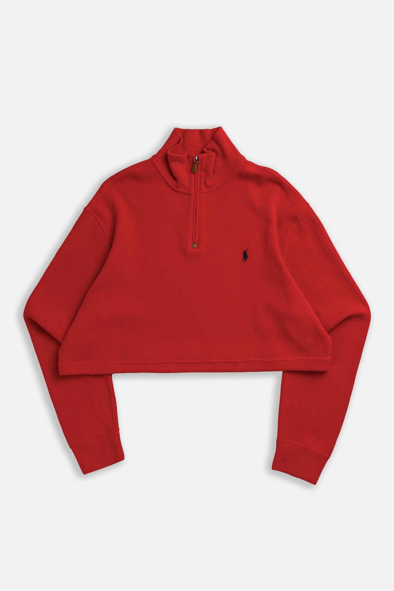 Rework Crop Knit Sweater - XL-SWEATERS-vendor-unknown-XL-Frankie Collective Rare Vintage Streetwear Reworks