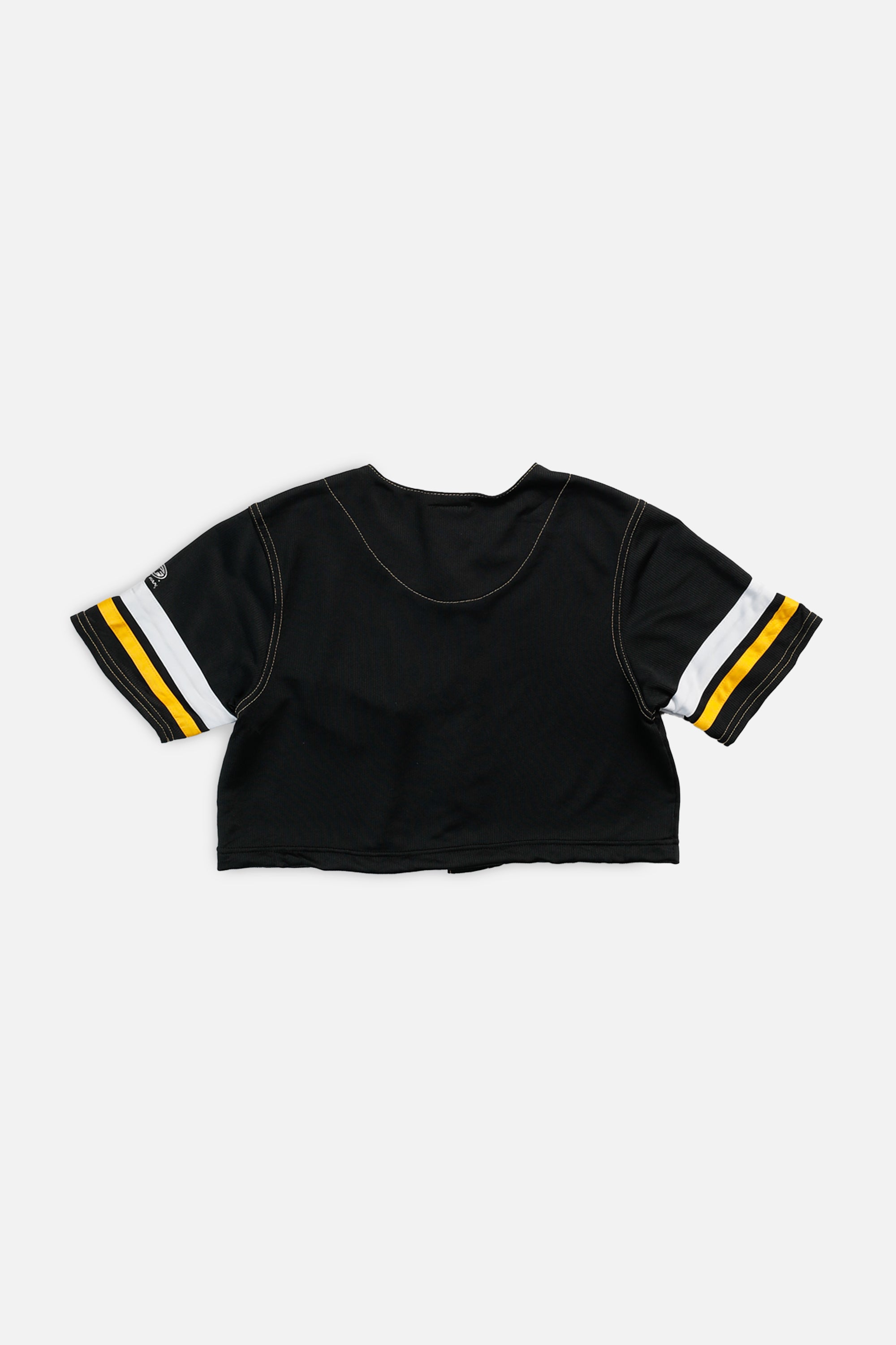 Rework Crop Oakland Athletic NCAA Baseball Jersey - XS-JERSEYS-MLB-XS-Frankie Collective Rare Vintage Streetwear Reworks