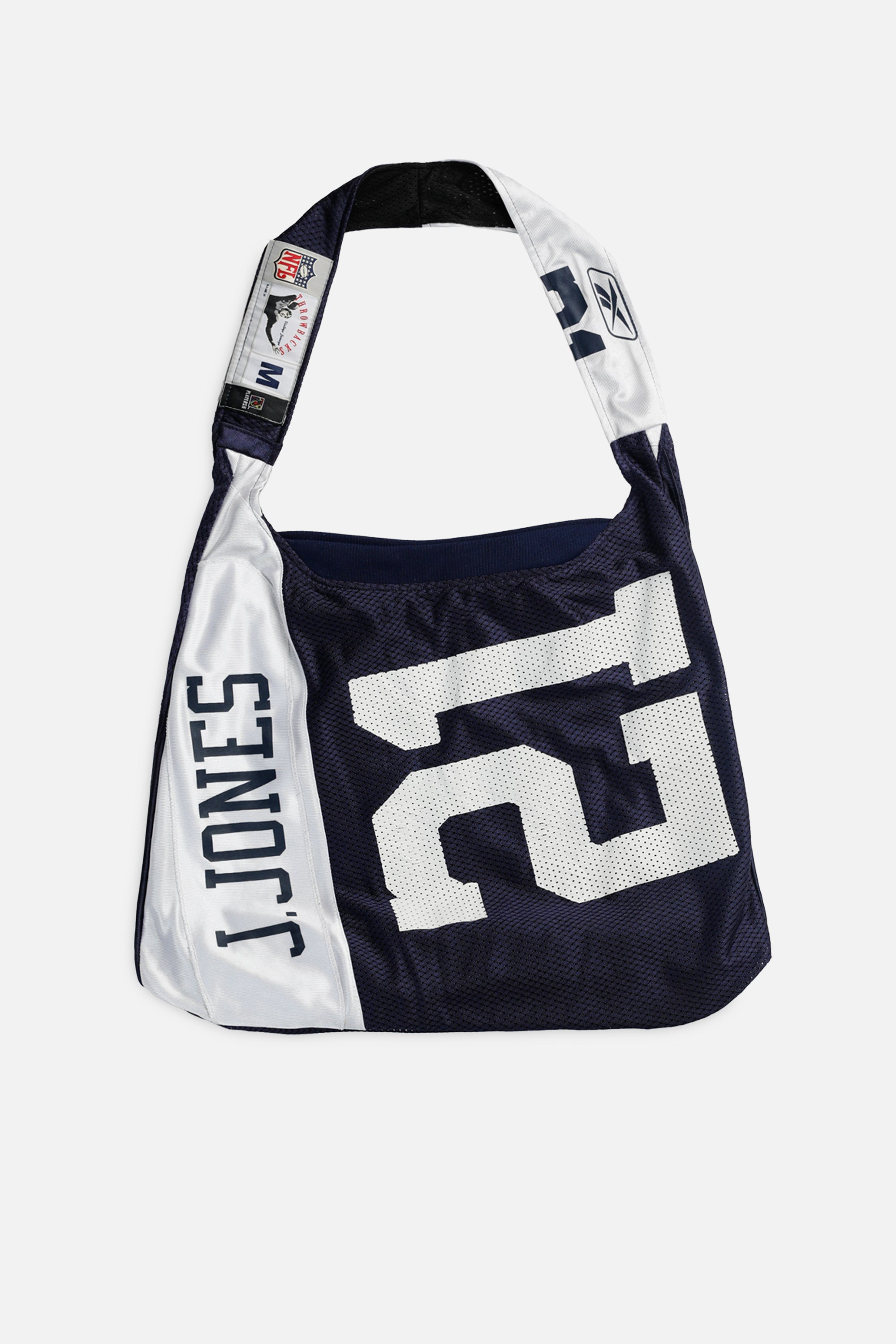 Rework Dallas Cowboys NFL Tote Bag-BAGS-NFL-Frankie Collective Rare Vintage Streetwear Reworks