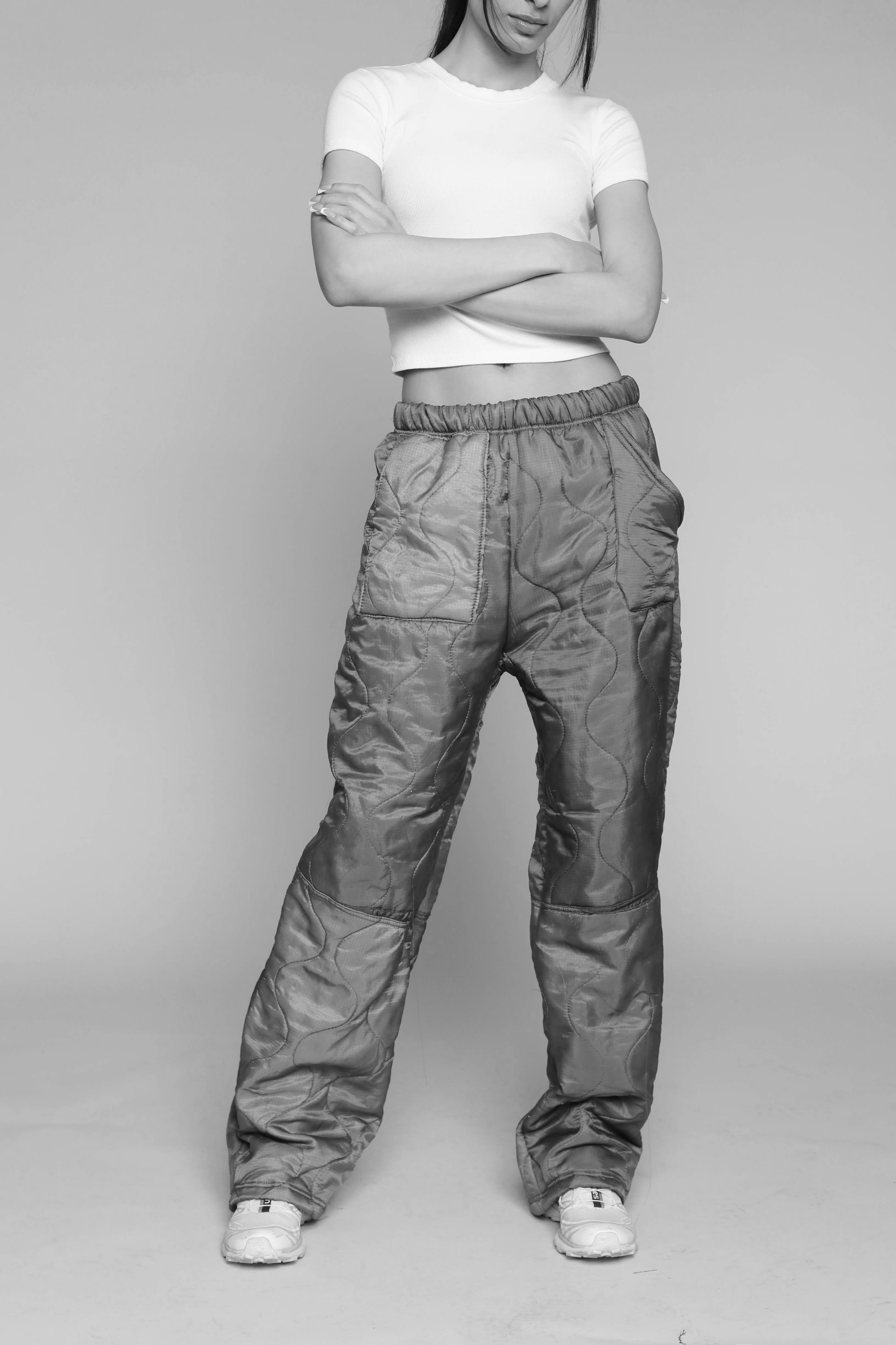 Rework F-22 Surplus Liner Pants - S-BOTTOMS-Frankie-Frankie Collective Rare Vintage Streetwear Reworks