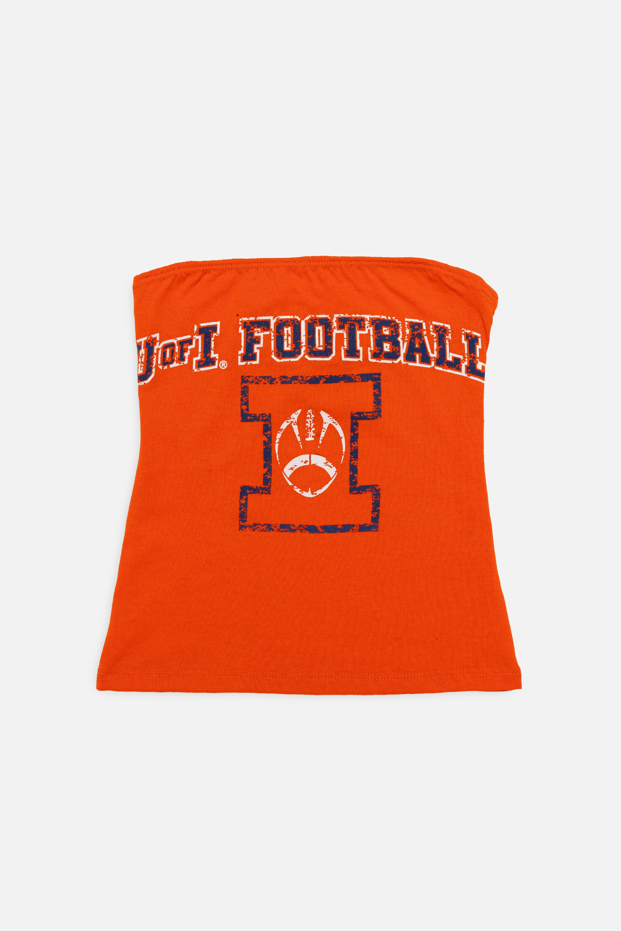 Rework Illinois Football Tube Top - XS-TOPS-NFL-Frankie Collective