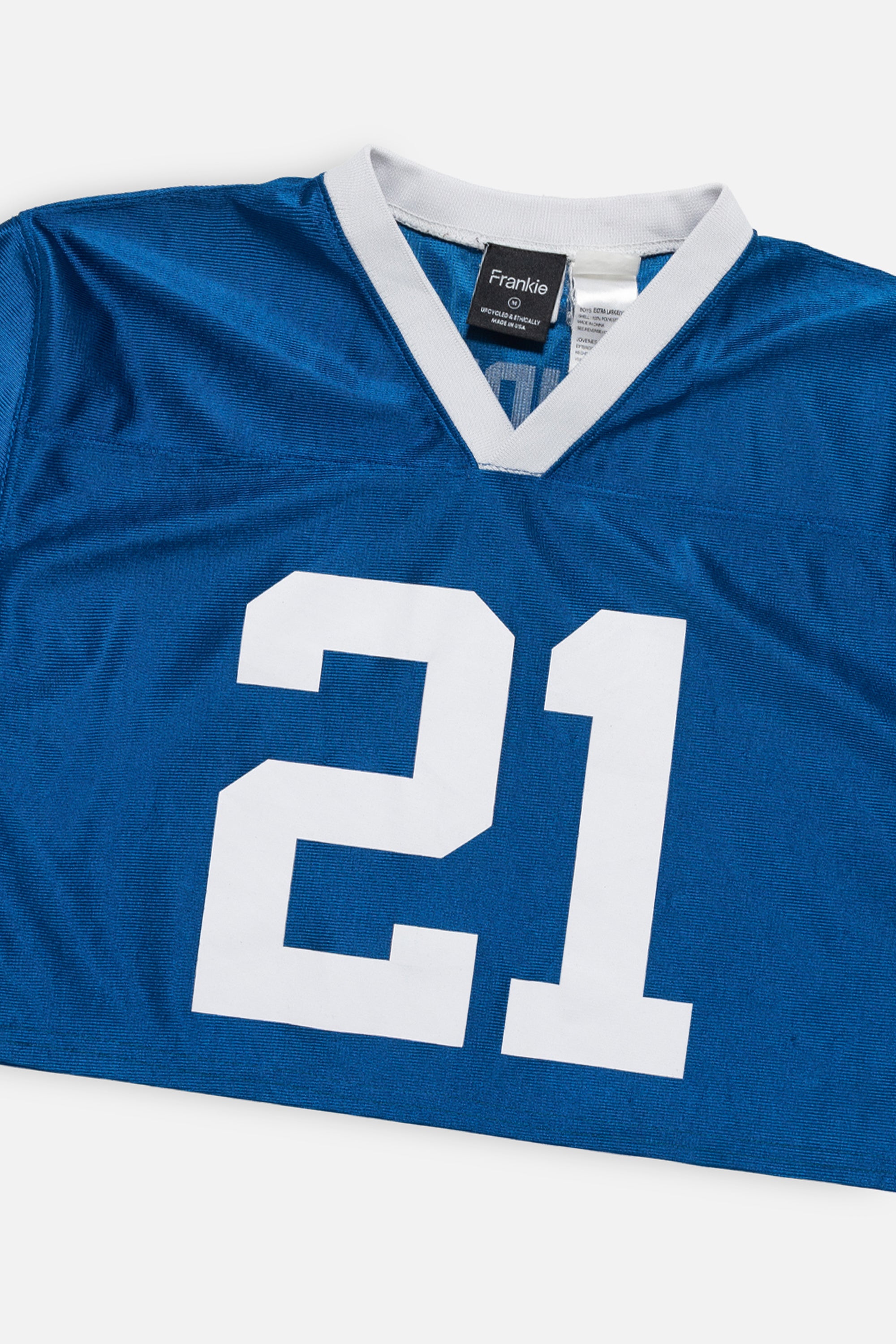 Rework Indianapolis Colts Crop Jersey-NFL-Frankie Collective-Rework-Vintage-Streetwear
