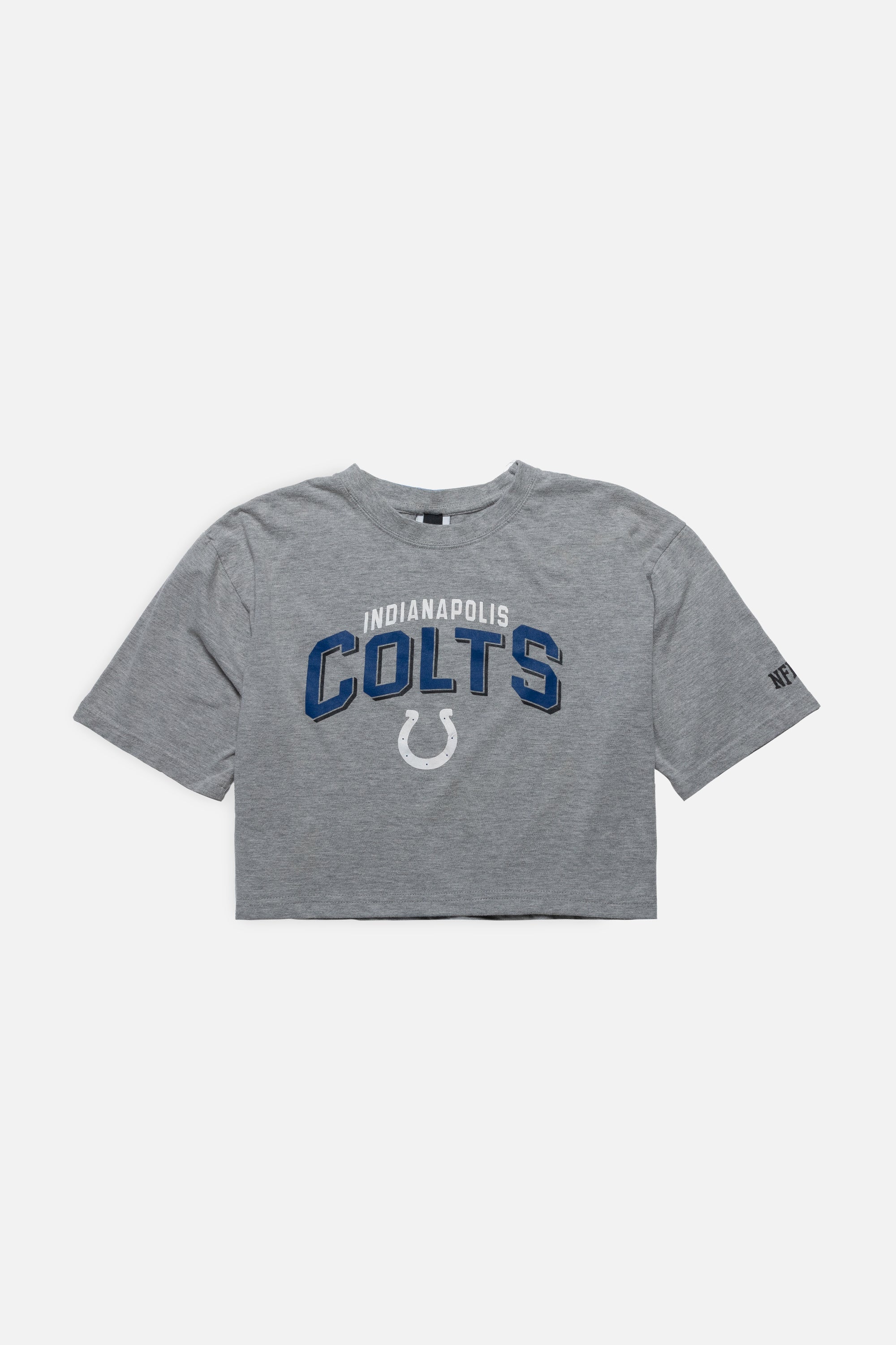 Rework Indianapolis Colts Crop Tee - L-T-SHIRTS-NFL-Frankie Collective