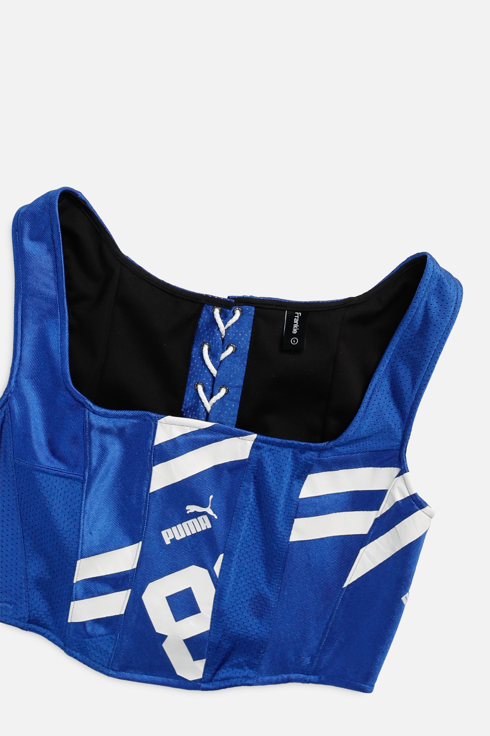 Rework Indianapolis Colts NFL Corset - L-TOPS-NFL-L-Frankie Collective Rare Vintage Streetwear Reworks