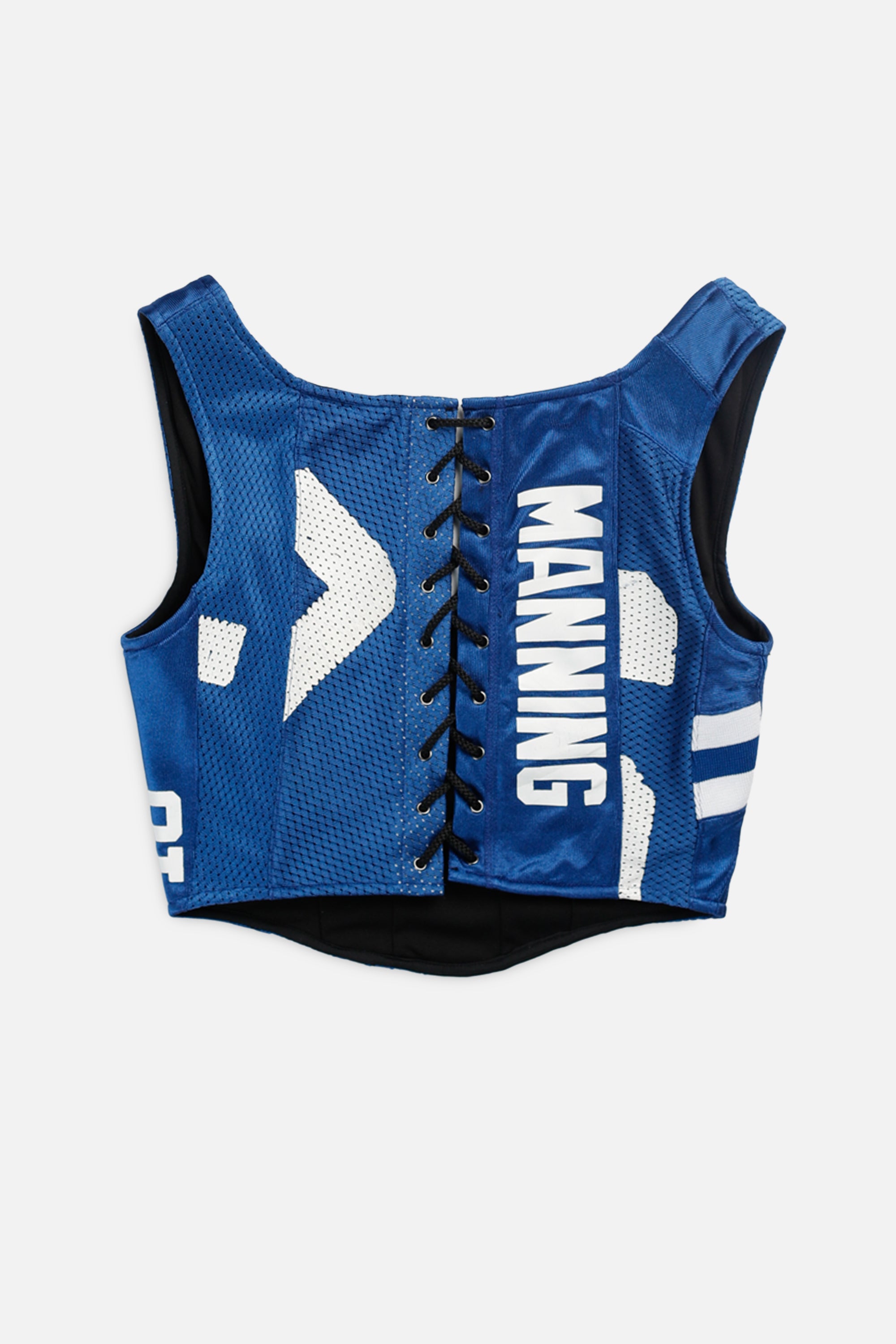 Rework Indianapolis Colts NFL Corset - XS-TOPS-NFL-XS-Frankie Collective Rare Vintage Streetwear Reworks