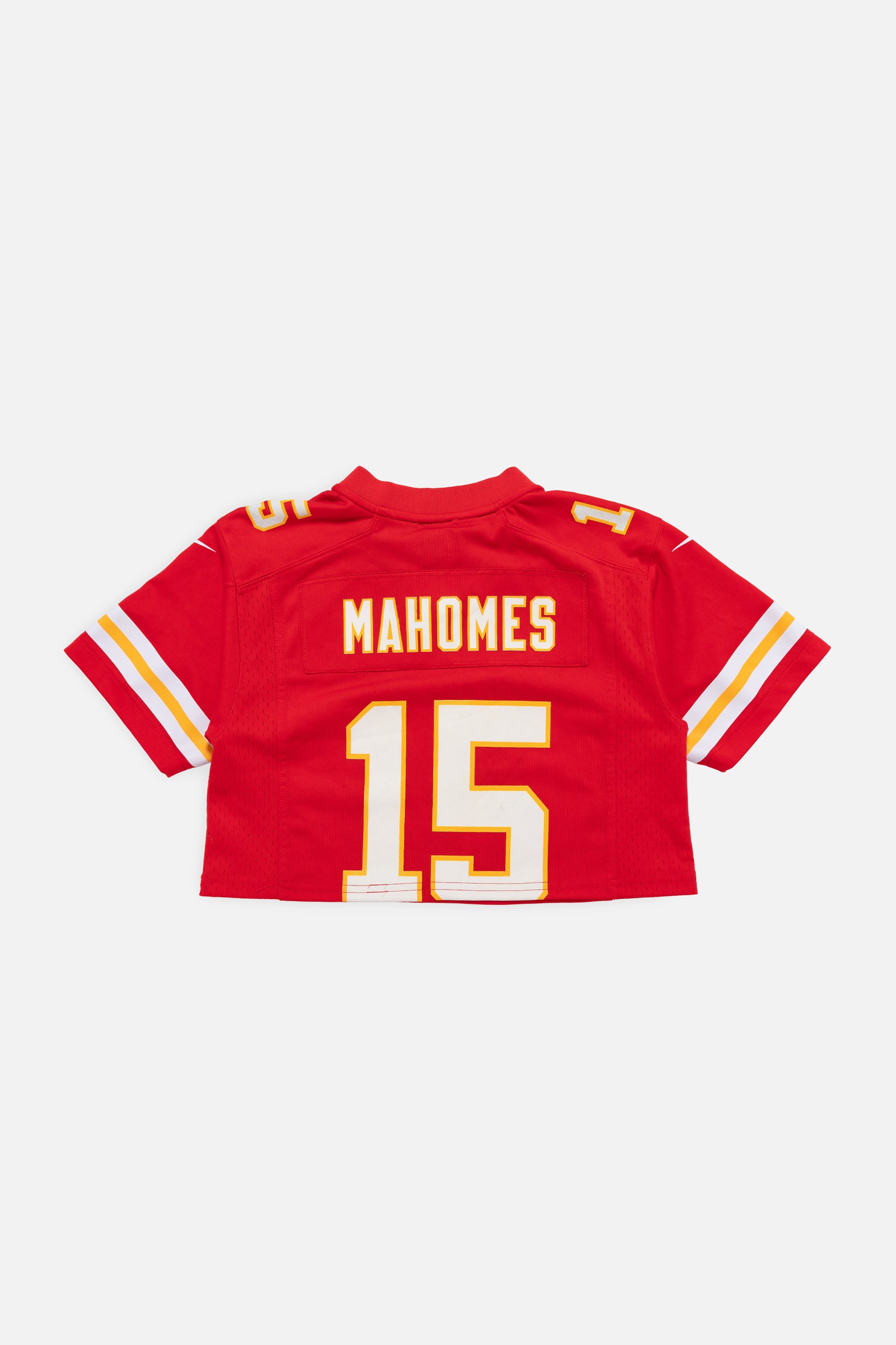 Rework Kansas City Chiefs Crop Jersey-NFL-Frankie Collective-Rework-Vintage-Streetwear