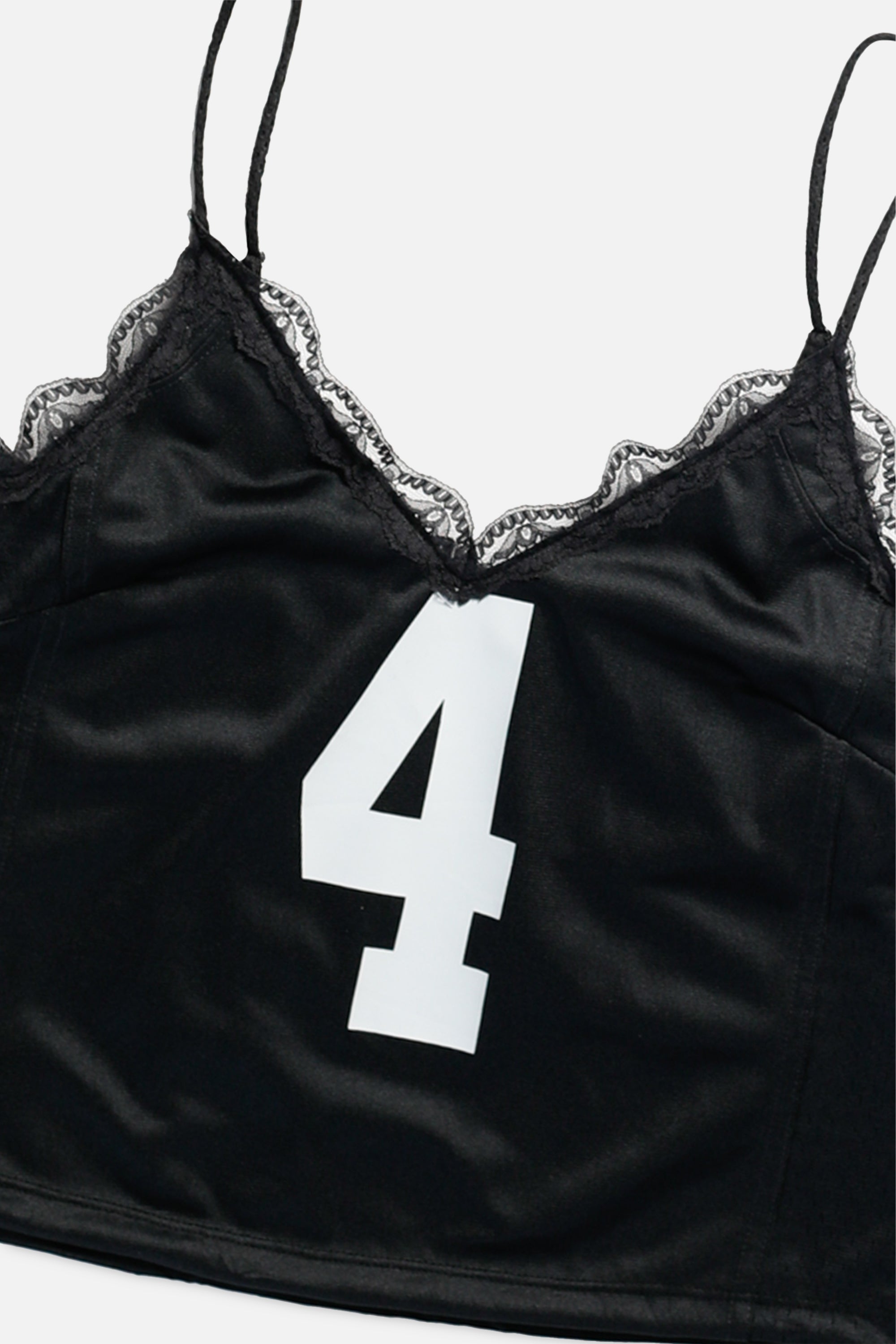 Rework Las Vegas Raiders NFL Lace Tank - S-TOPS-NFL-S-Frankie Collective Rare Vintage Streetwear Reworks