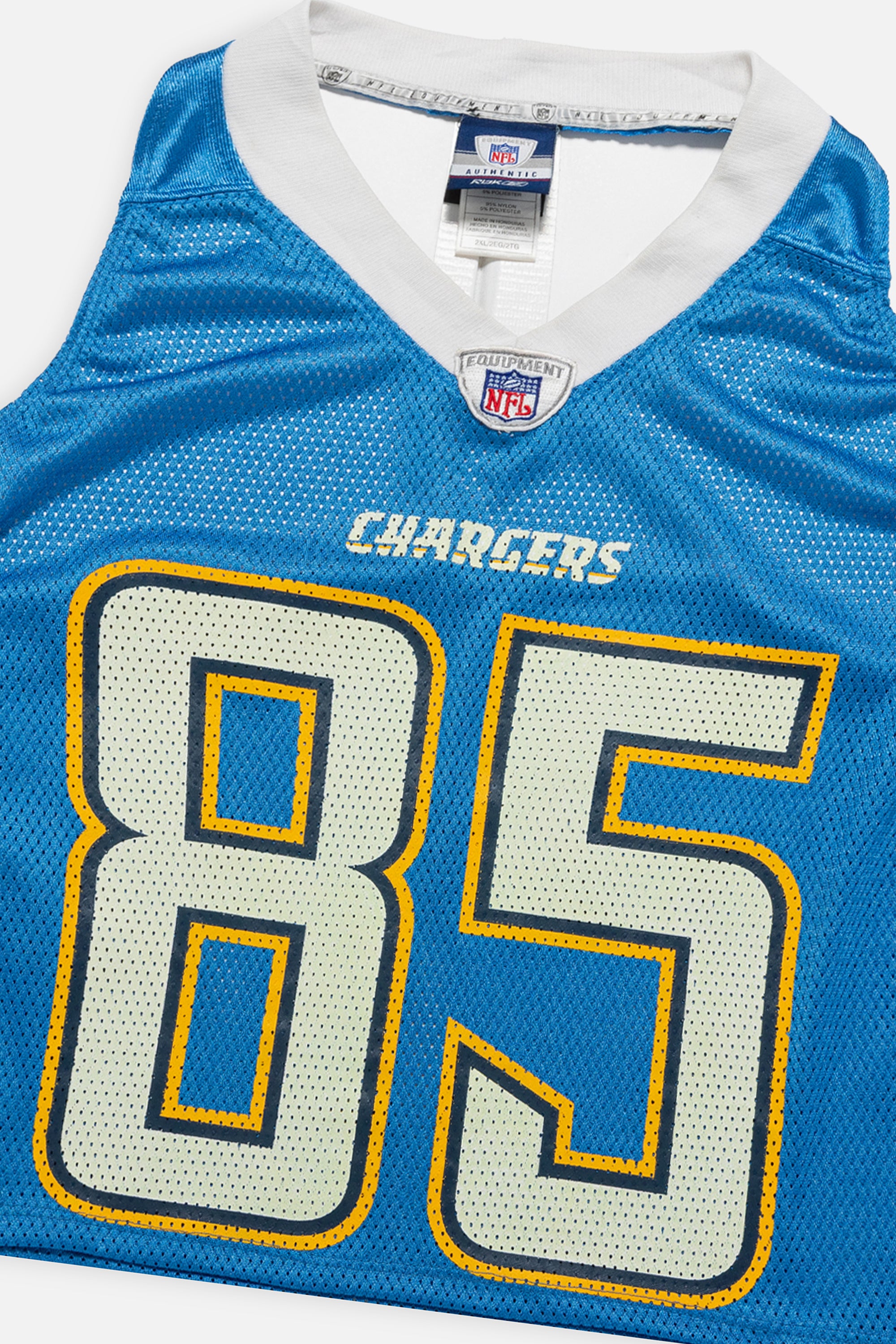 Rework Los Angeles Chargers Halter Top-NFL-Frankie Collective-Rework-Vintage-Streetwear