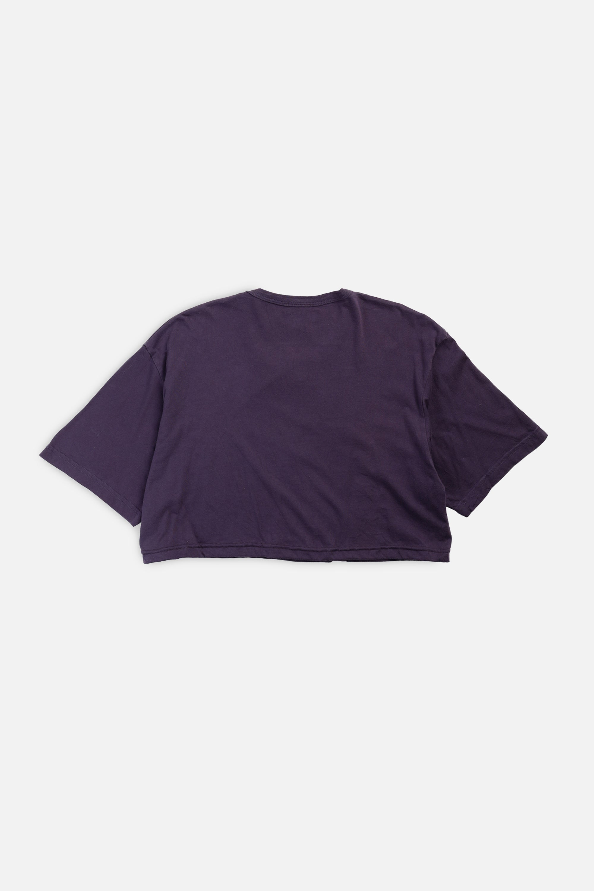 Rework LSU Tigers Crop Tee - L-TOPS-vendor-unknown-L-Frankie Collective Rare Vintage Streetwear Reworks