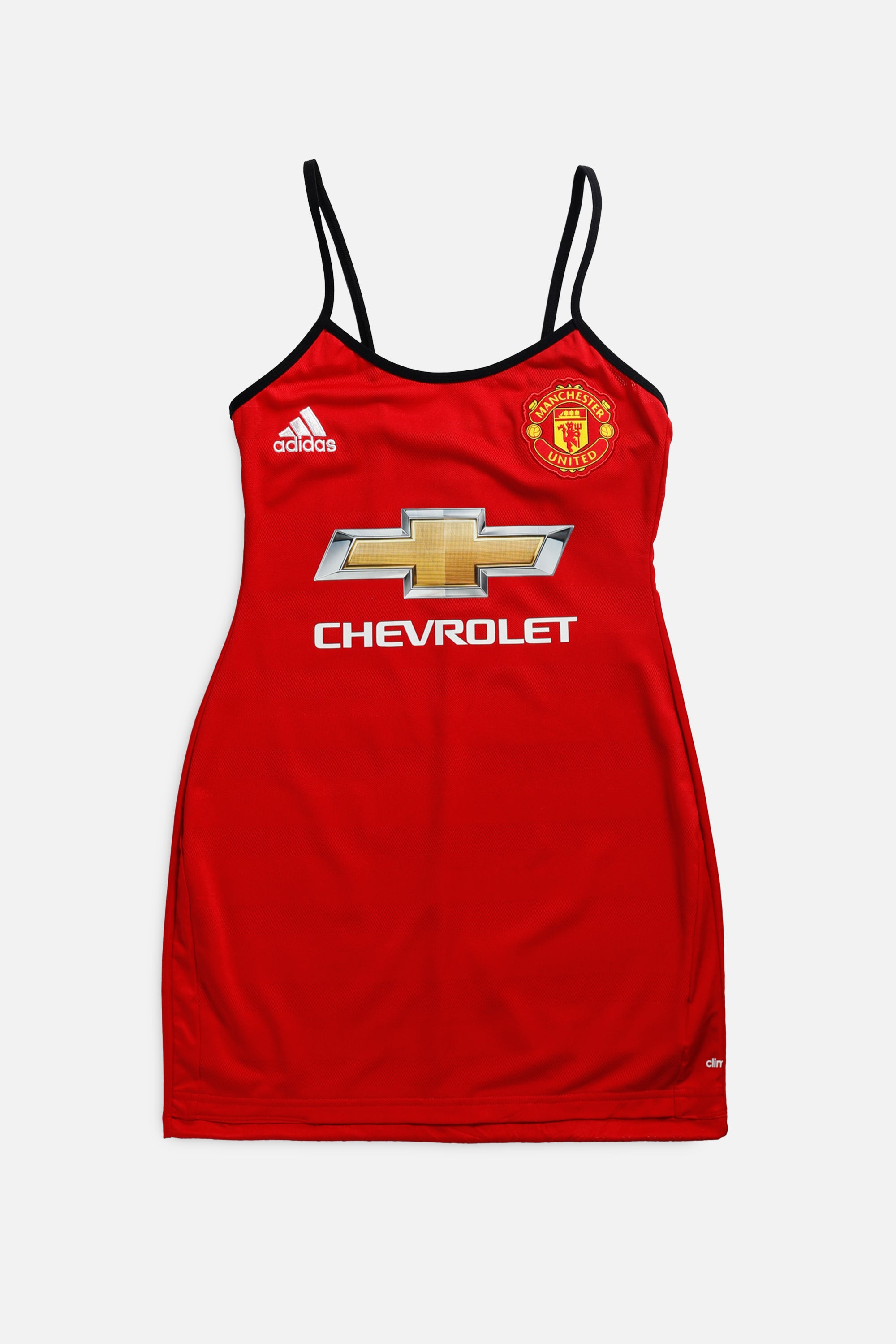 Rework Manchester United Mini Jersey Dress- M-DRESSES-Adidas-Frankie Collective