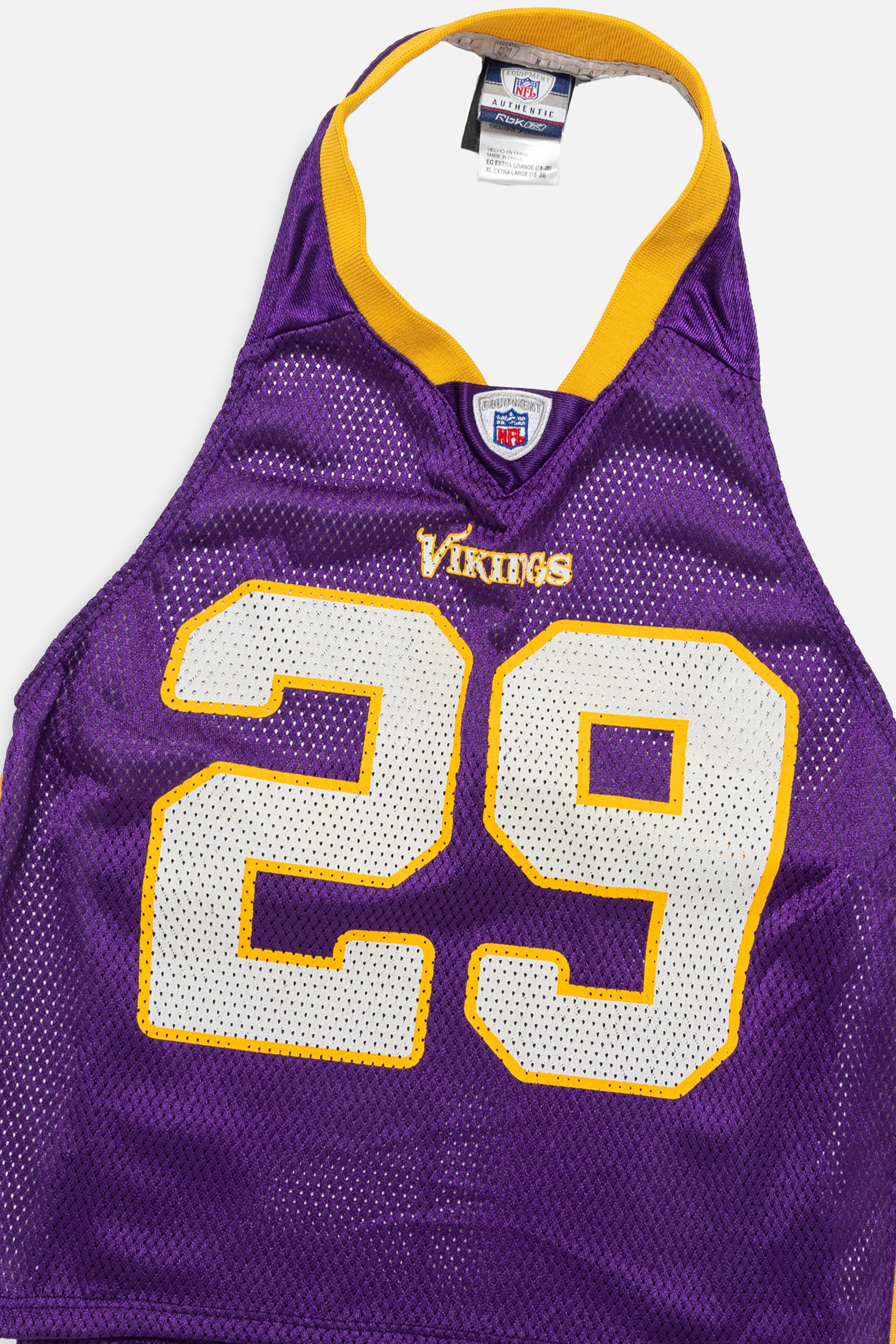 Rework Minnesota Vikings Halter Top-NFL-Frankie Collective-Rework-Vintage-Streetwear
