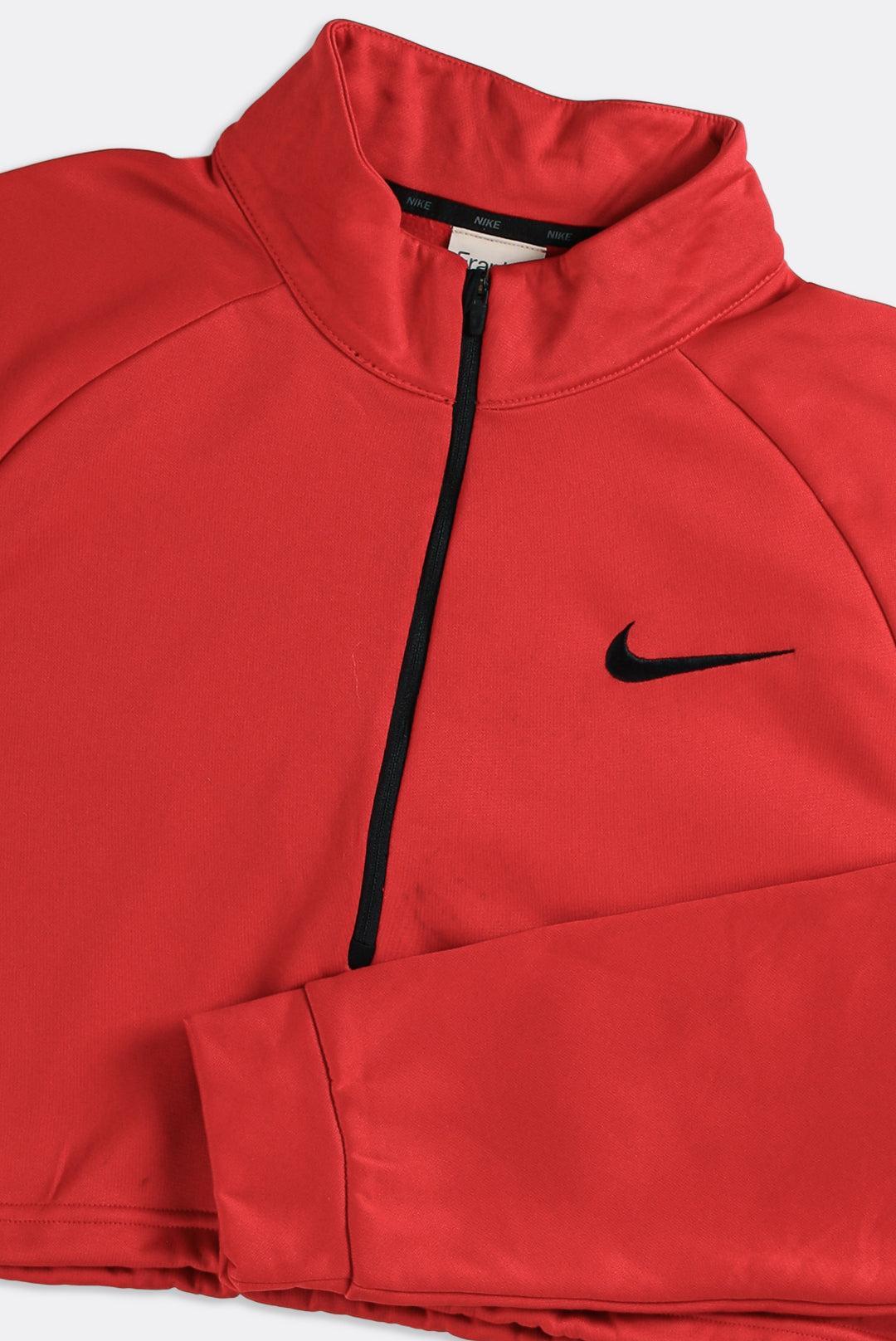 Rework Nike Crop Athletic Sweater - XL-SWEATERS-Nike-Frankie Collective Rare Vintage Streetwear Reworks