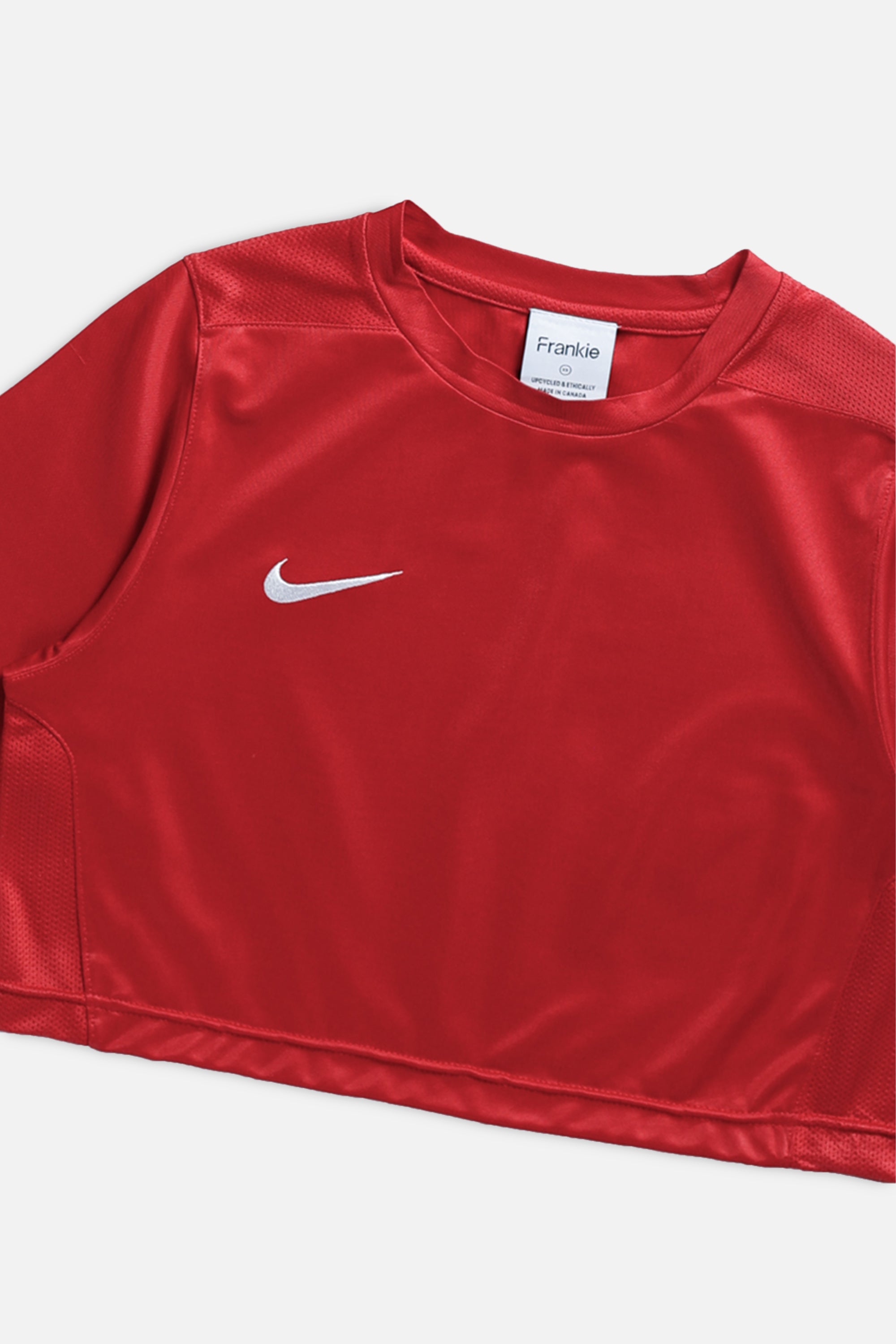 Rework Nike Crop Jersey - XS-JERSEYS-Nike-XS-Frankie Collective Rare Vintage Streetwear Reworks