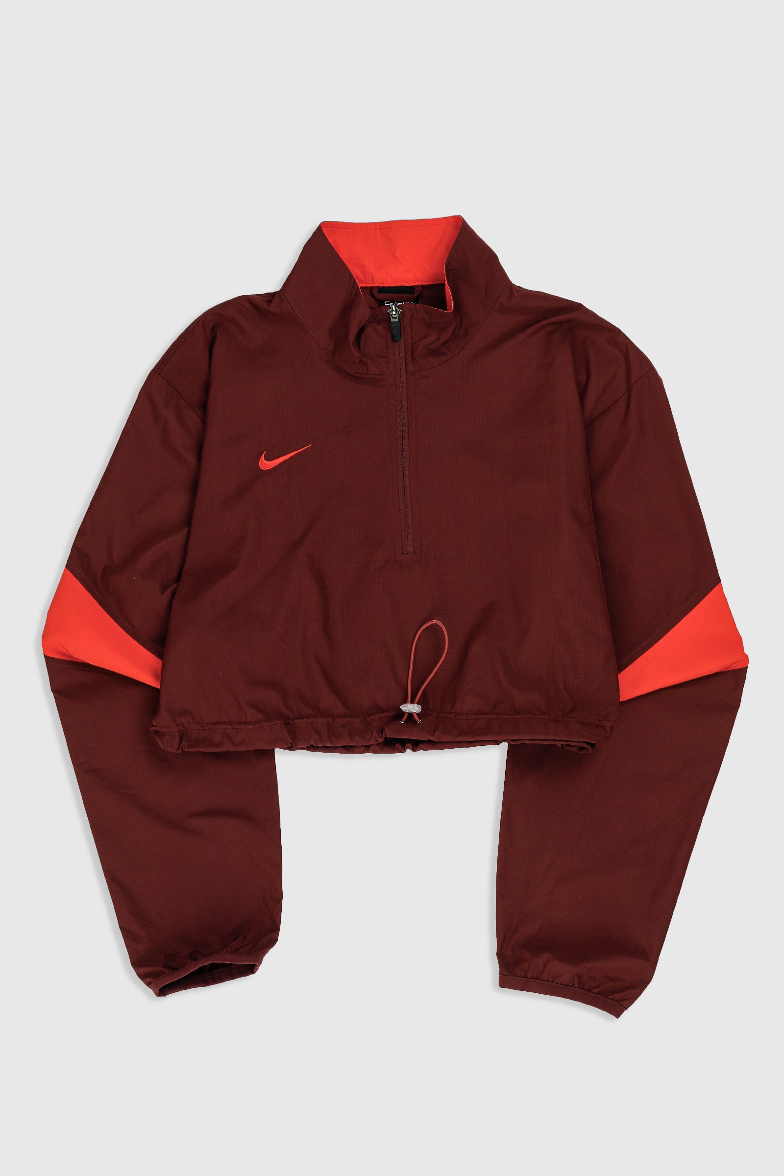 Rework Nike Crop Windbreaker - XL-JACKETS-Nike-Frankie Collective Rare Vintage Streetwear Reworks
