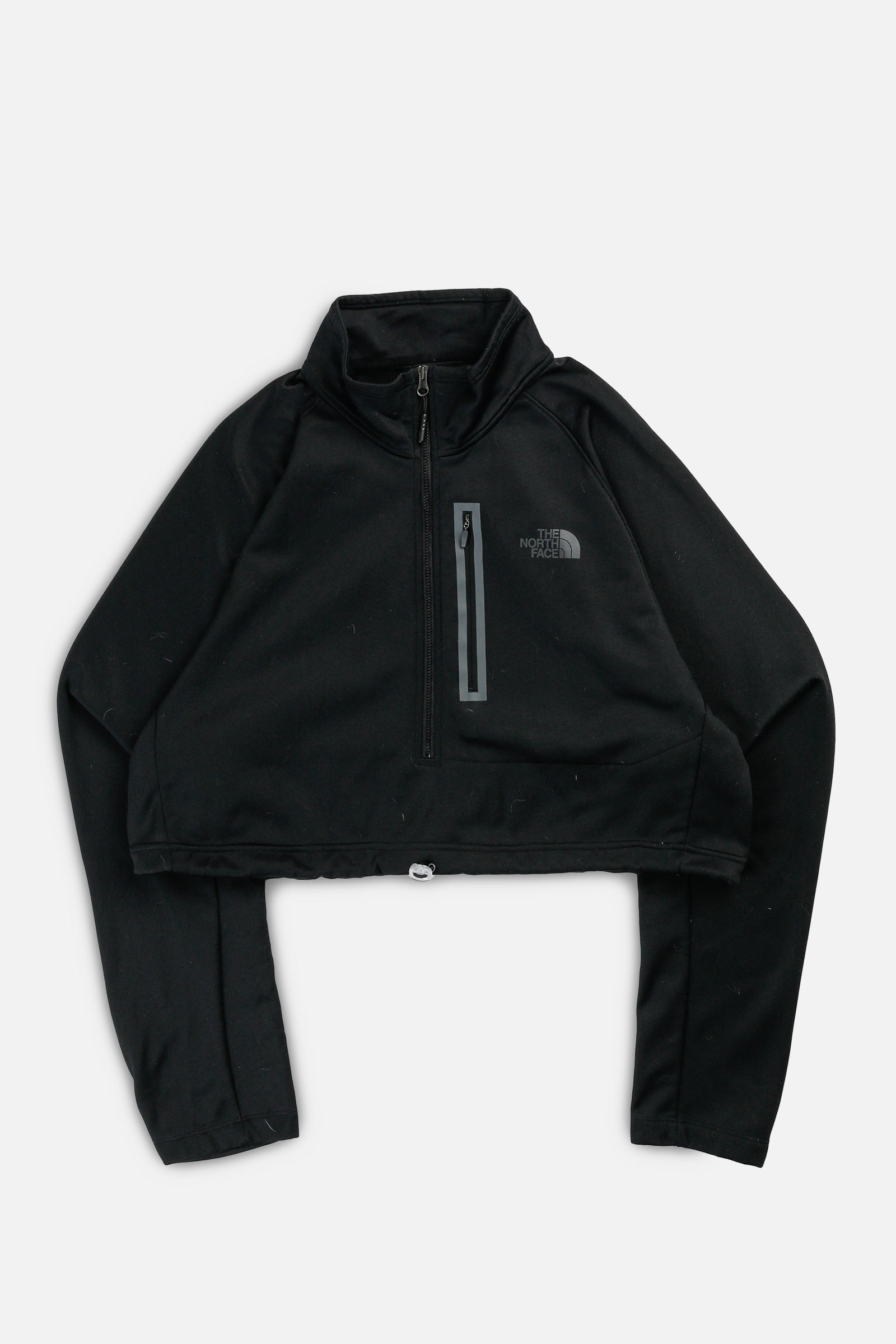 Rework North Face Crop Sweater - XL-SWEATERS-North Face-XL-Frankie Collective Rare Vintage Streetwear Reworks