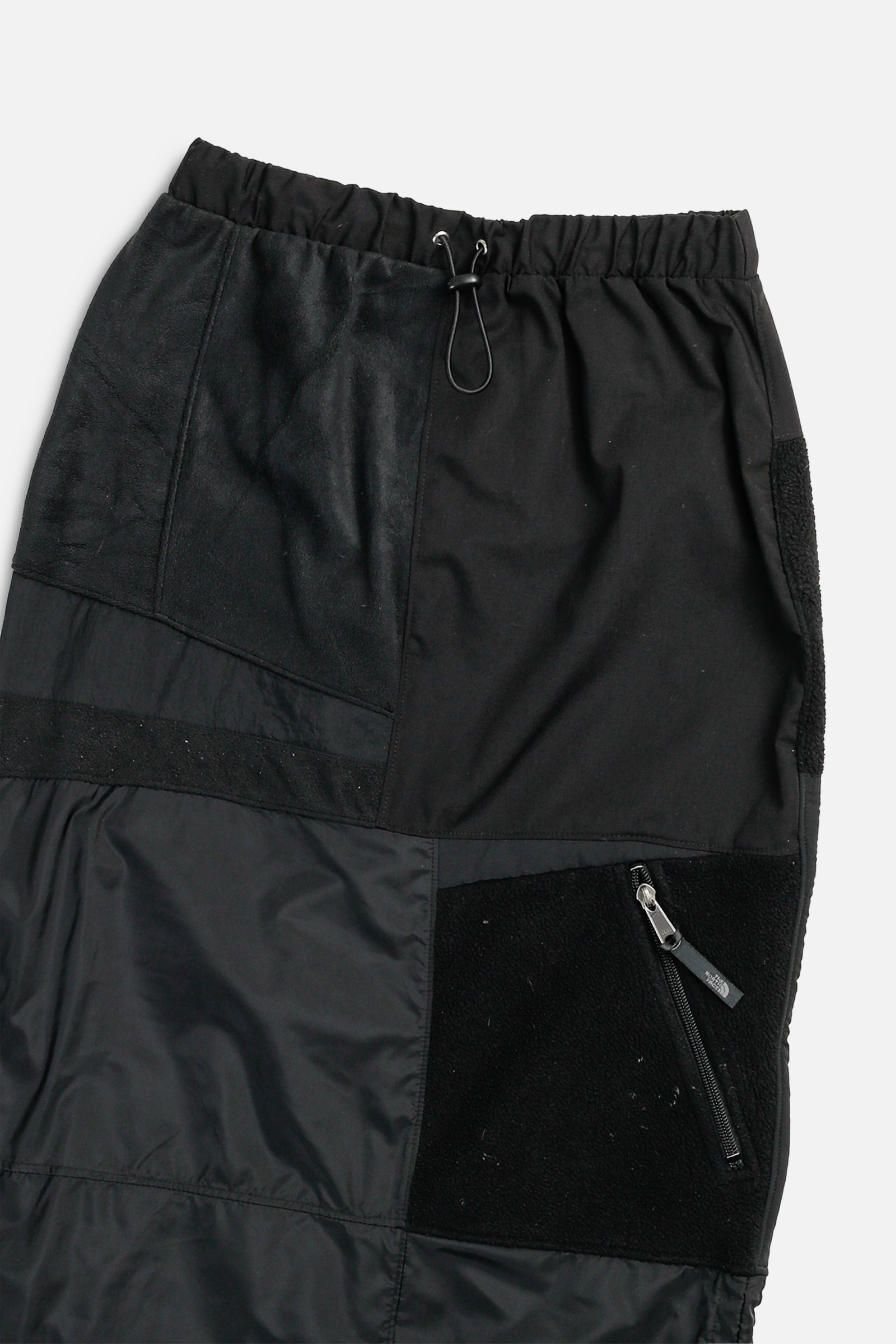 Rework North Face Fleece Long Skirt - XS-BOTTOMS-North Face-XS-Frankie Collective Rare Vintage Streetwear Reworks