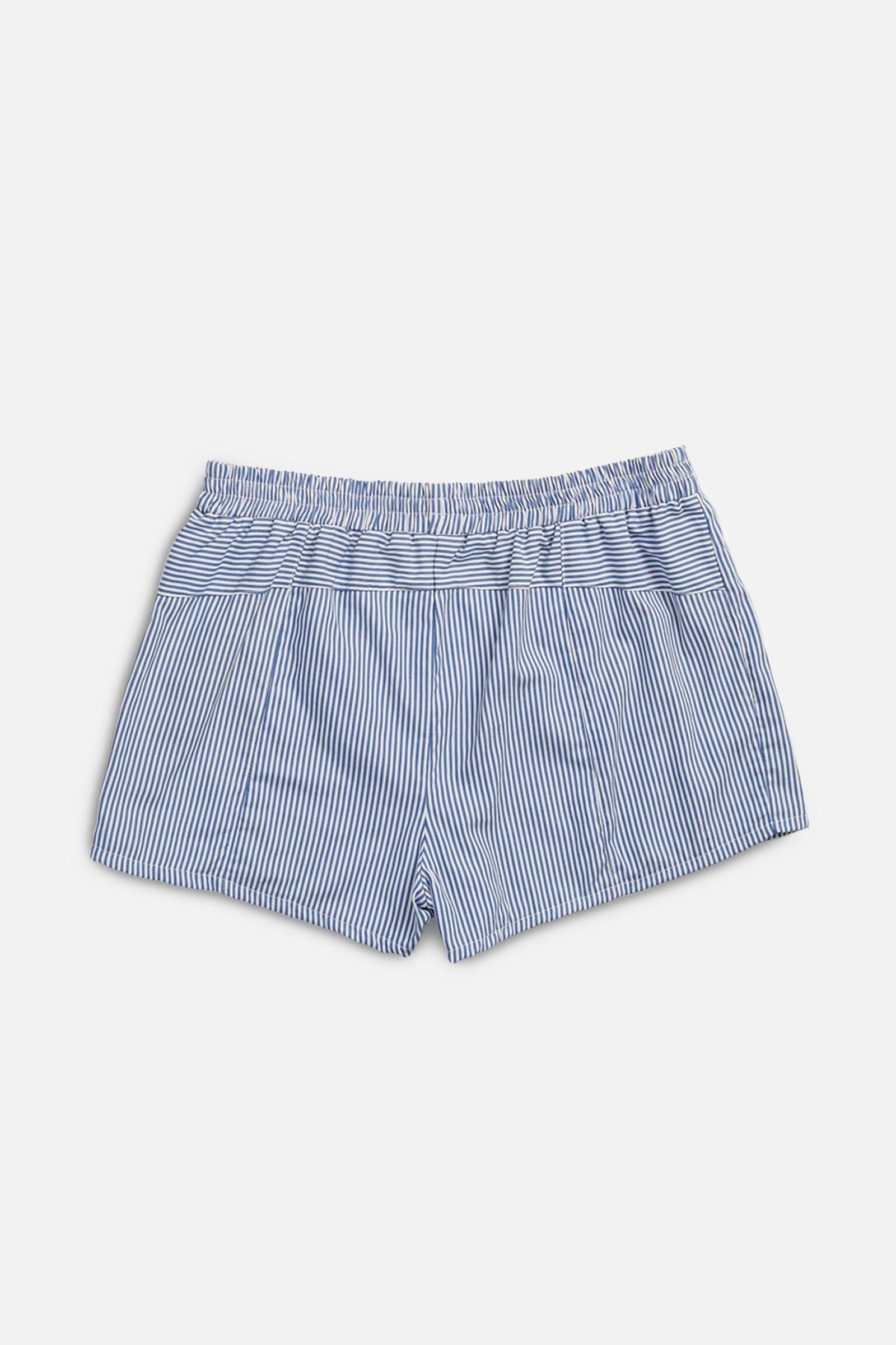 Rework Oxford Mini Boxer Shorts - L-BOTTOMS-vendor-unknown-L-Frankie Collective Rare Vintage Streetwear Reworks