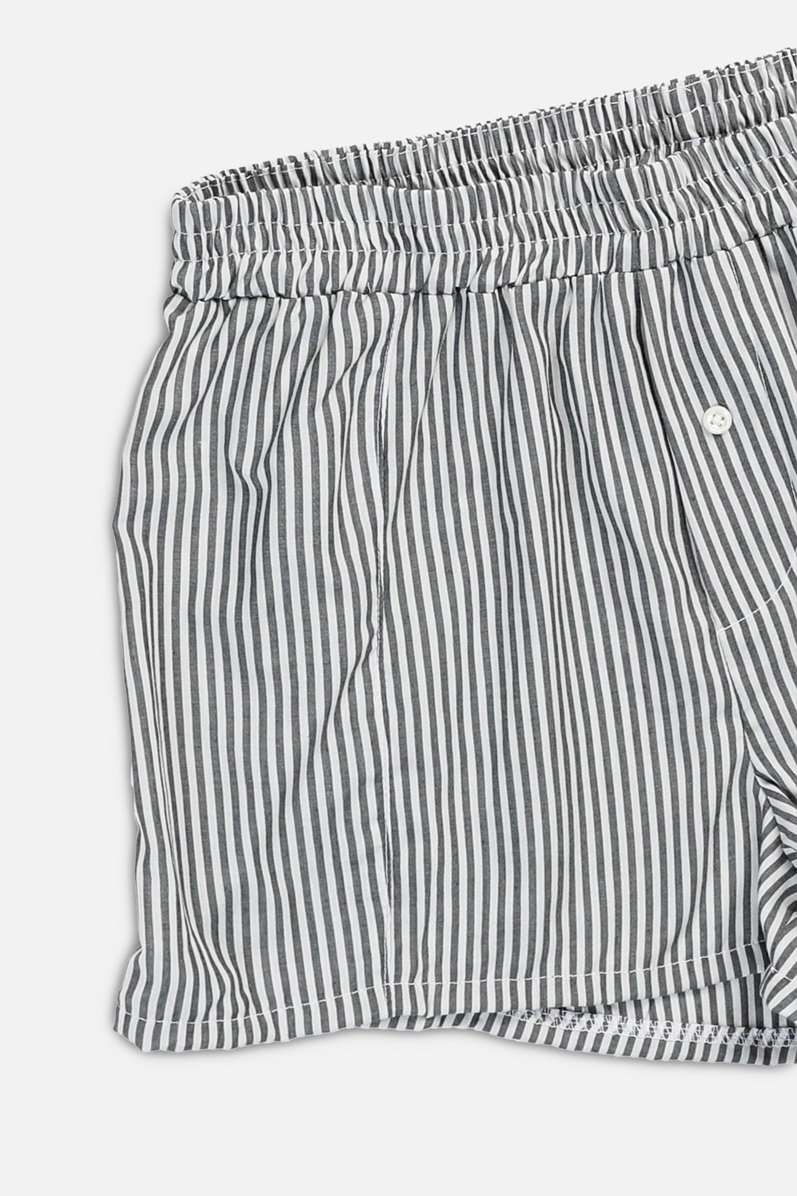 Rework Oxford Mini Boxer Shorts - M-BOTTOMS-vendor-unknown-M-Frankie Collective Rare Vintage Streetwear Reworks