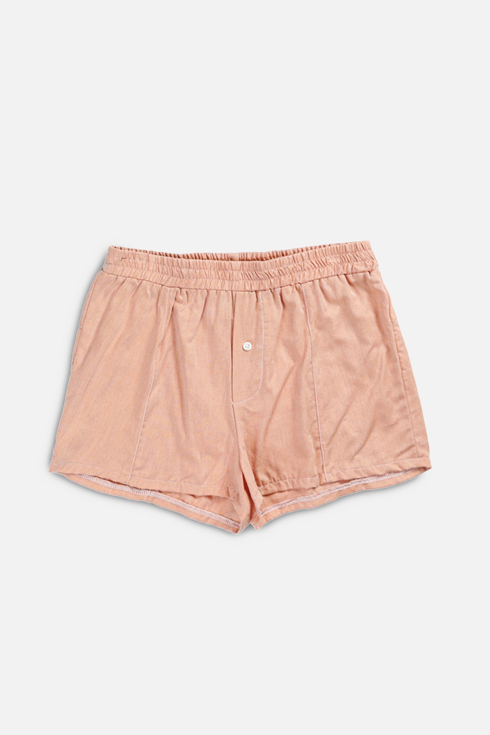 Rework Oxford Mini Boxer Shorts - S-BOTTOMS-vendor-unknown-S-Frankie Collective Rare Vintage Streetwear Reworks