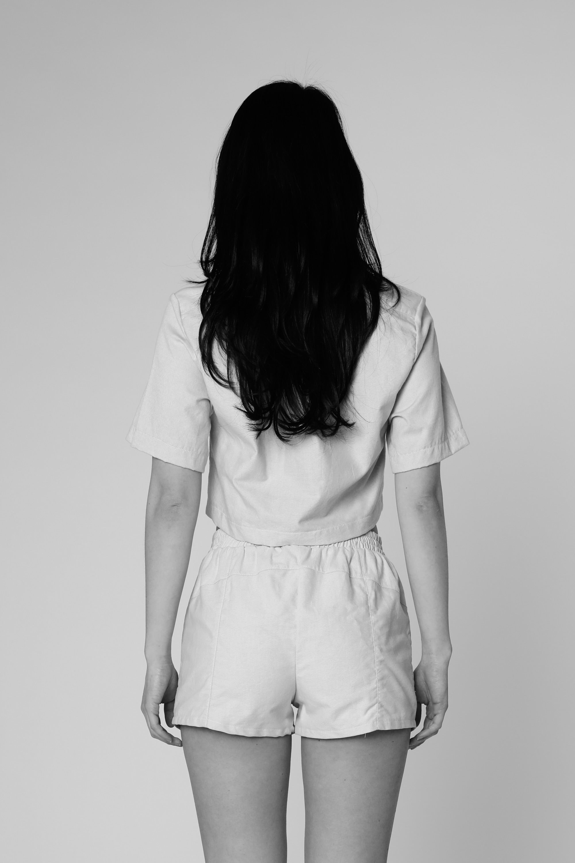 Rework Oxford Shorts Set - S-SETS-Polo-S-Frankie Collective Rare Vintage Streetwear Reworks