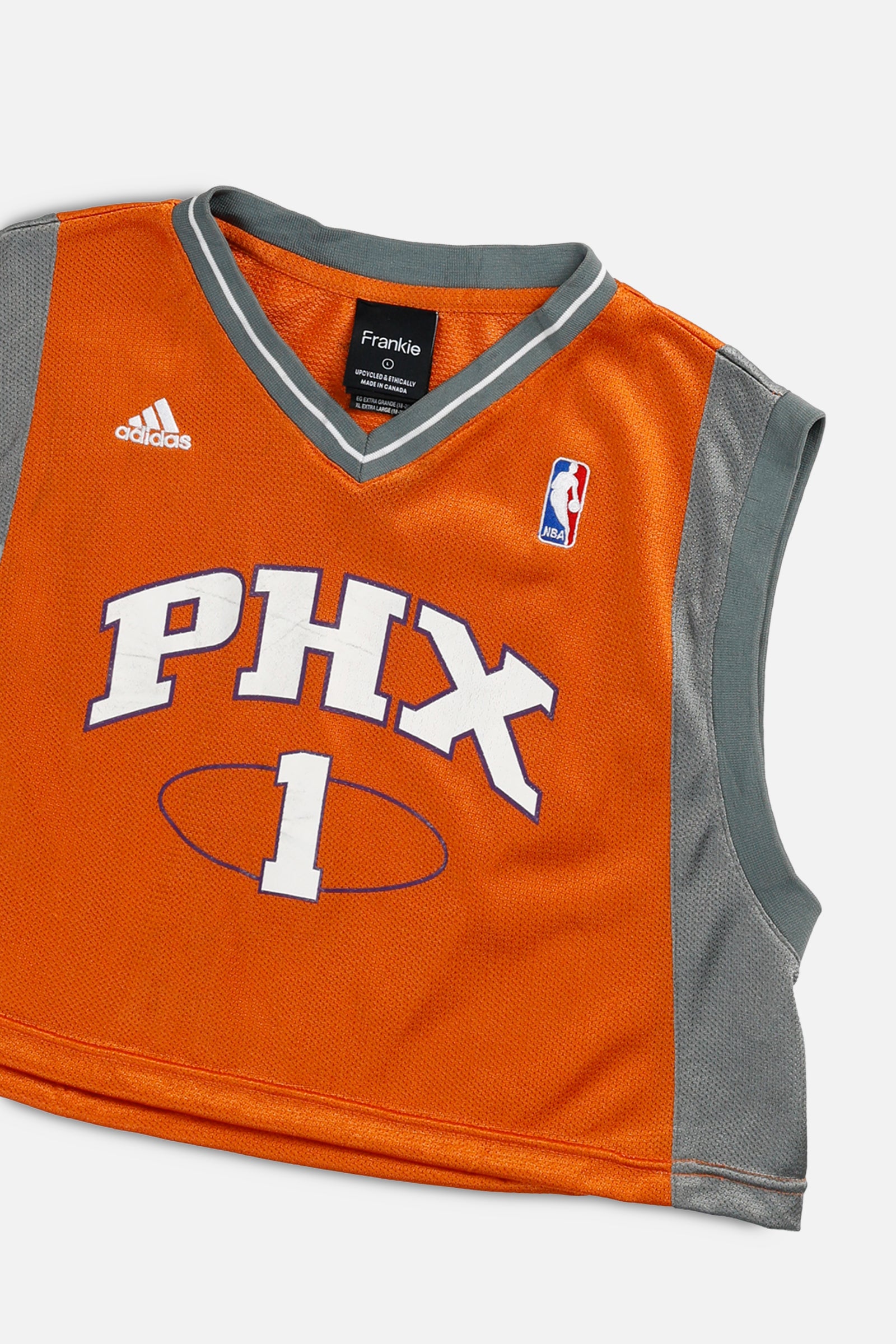 Rework Phoenix Suns NBA Crop Jersey - L-JERSEYS-NBA-L-Frankie Collective Rare Vintage Streetwear Reworks