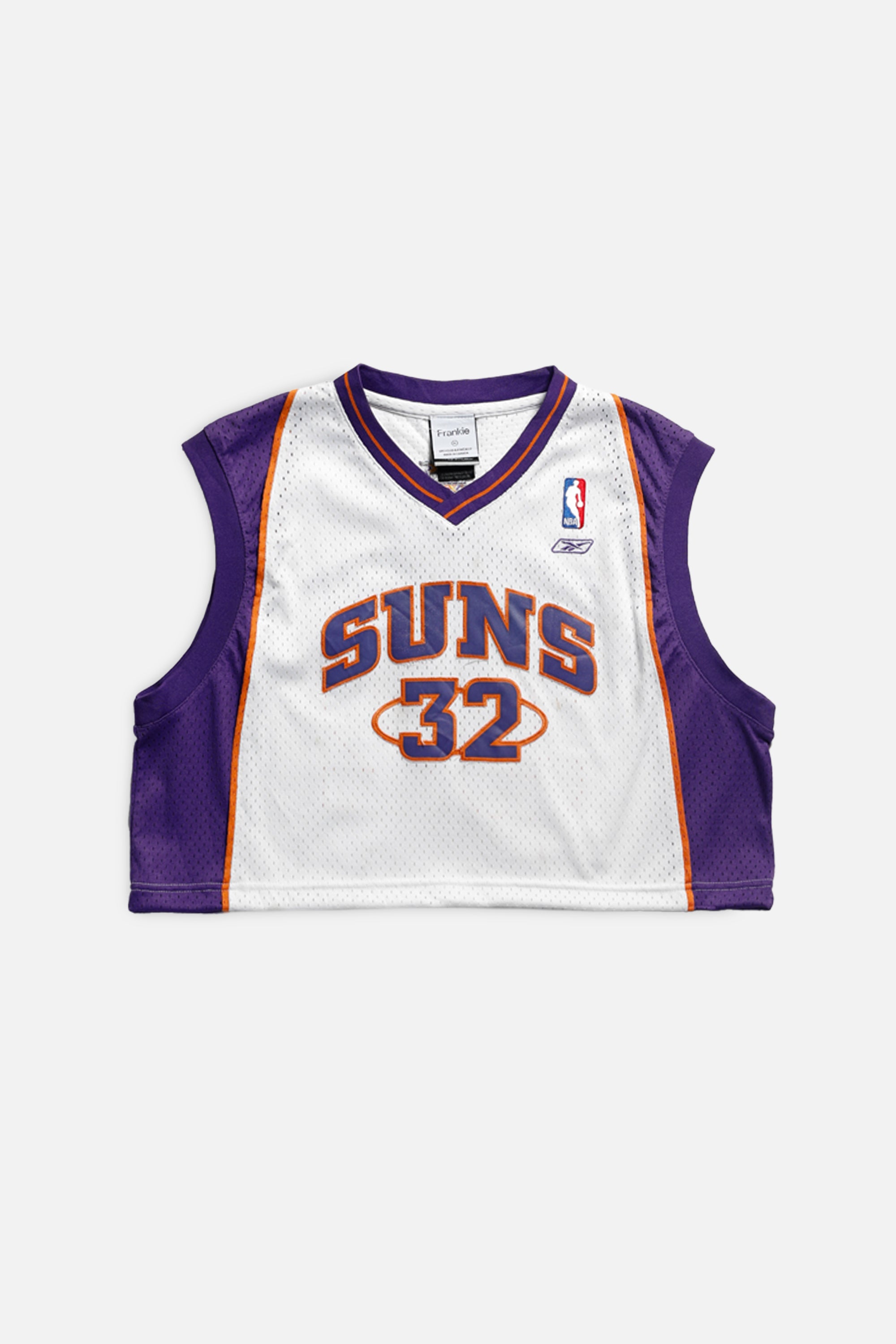 Rework Phoenix Suns NBA Crop Jersey - XL-JERSEYS-NBA-XL-Frankie Collective Rare Vintage Streetwear Reworks