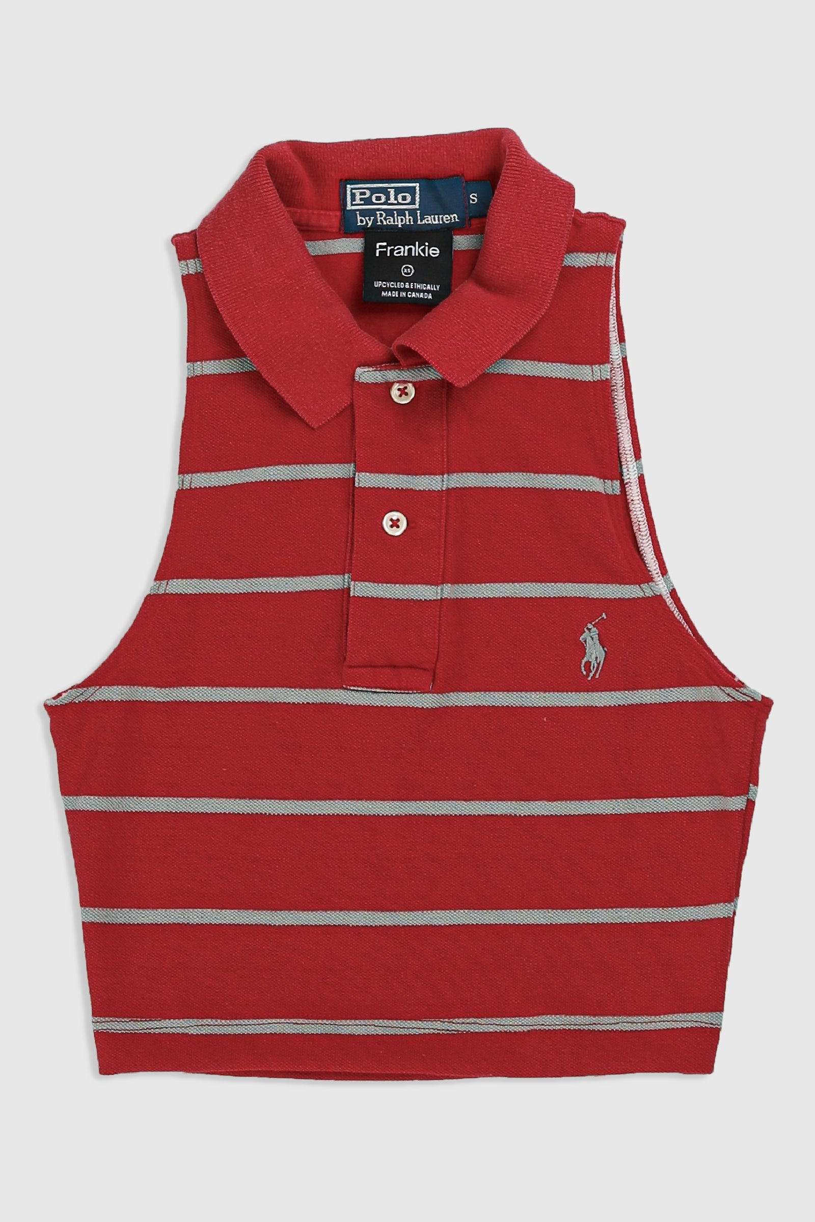 Rework Polo Collared Tank - XS-TOPS-Polo-Frankie Collective