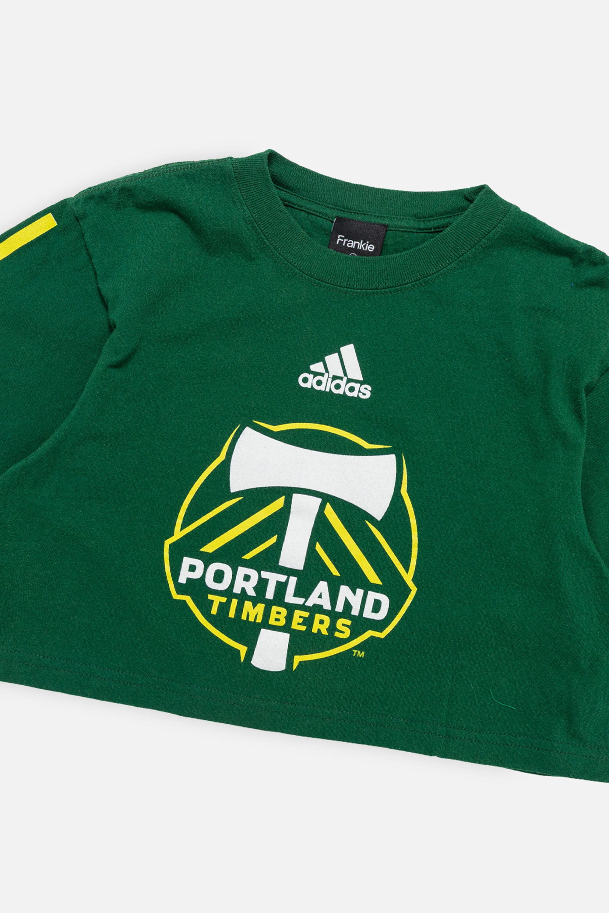 Rework Portland Timbers Crop Tee-Adidas-Frankie Collective-Rework-Vintage-Streetwear